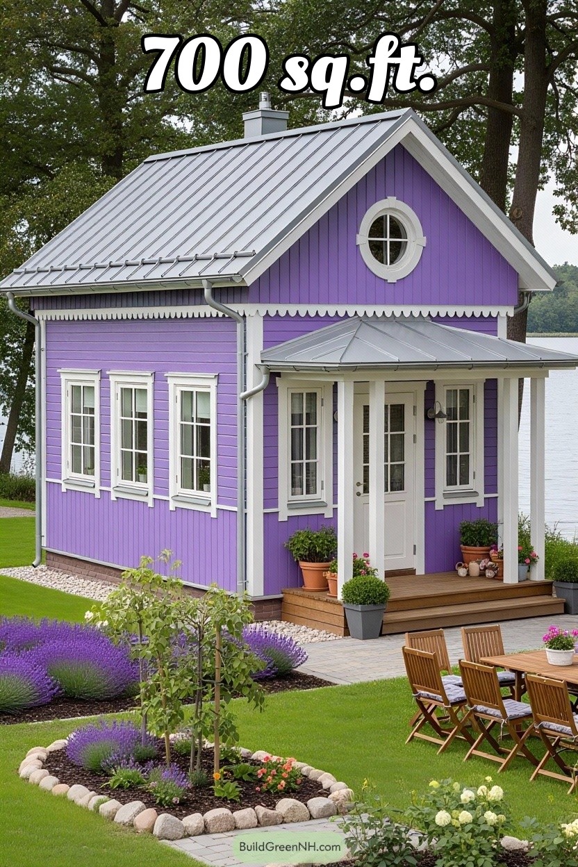 change house color to lavender