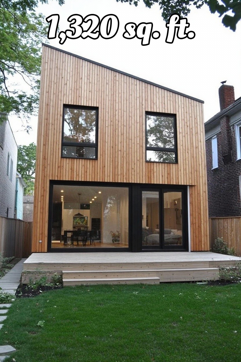 change house siding to timber slats