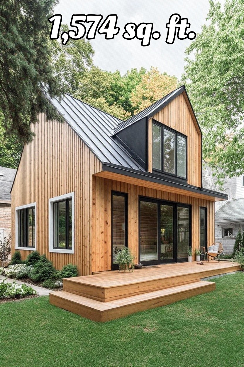 change house siding to timber slats