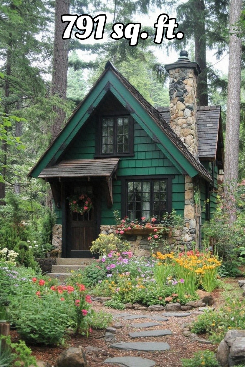 change house siding to forest green painted slats