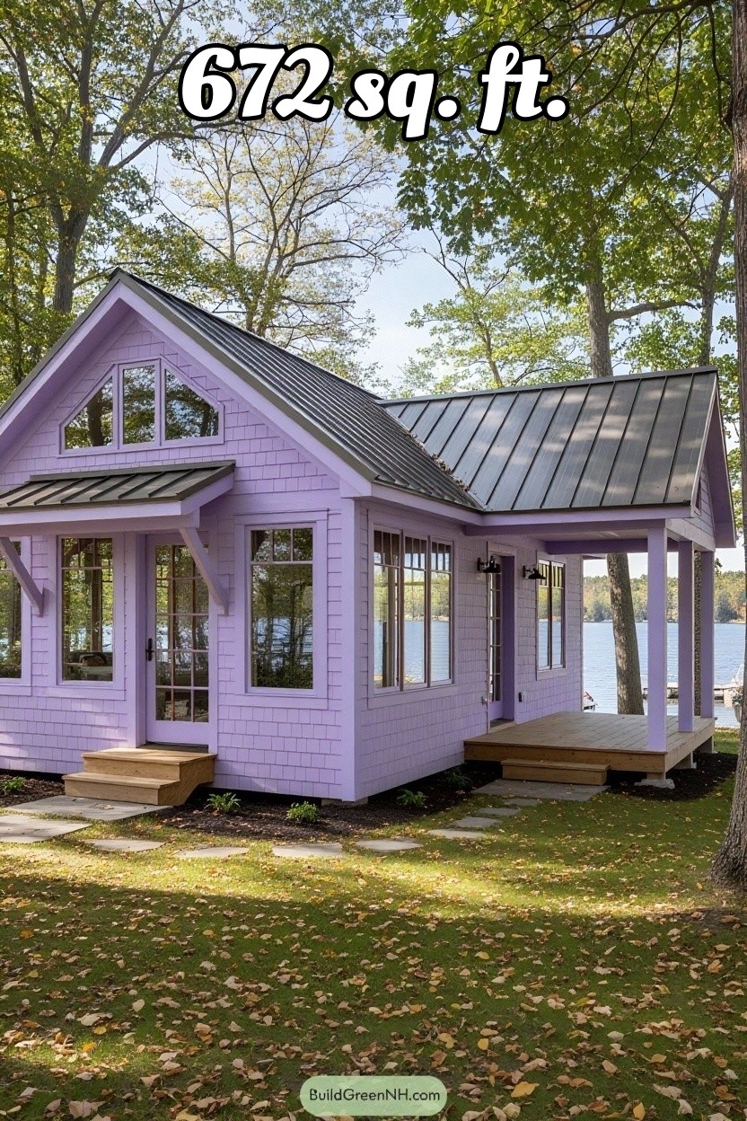 change house color to lavender
