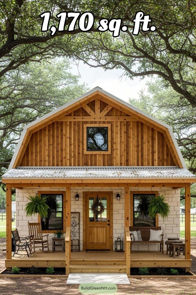 Rustic Retreat Hideaway: Small House Floor Plans
