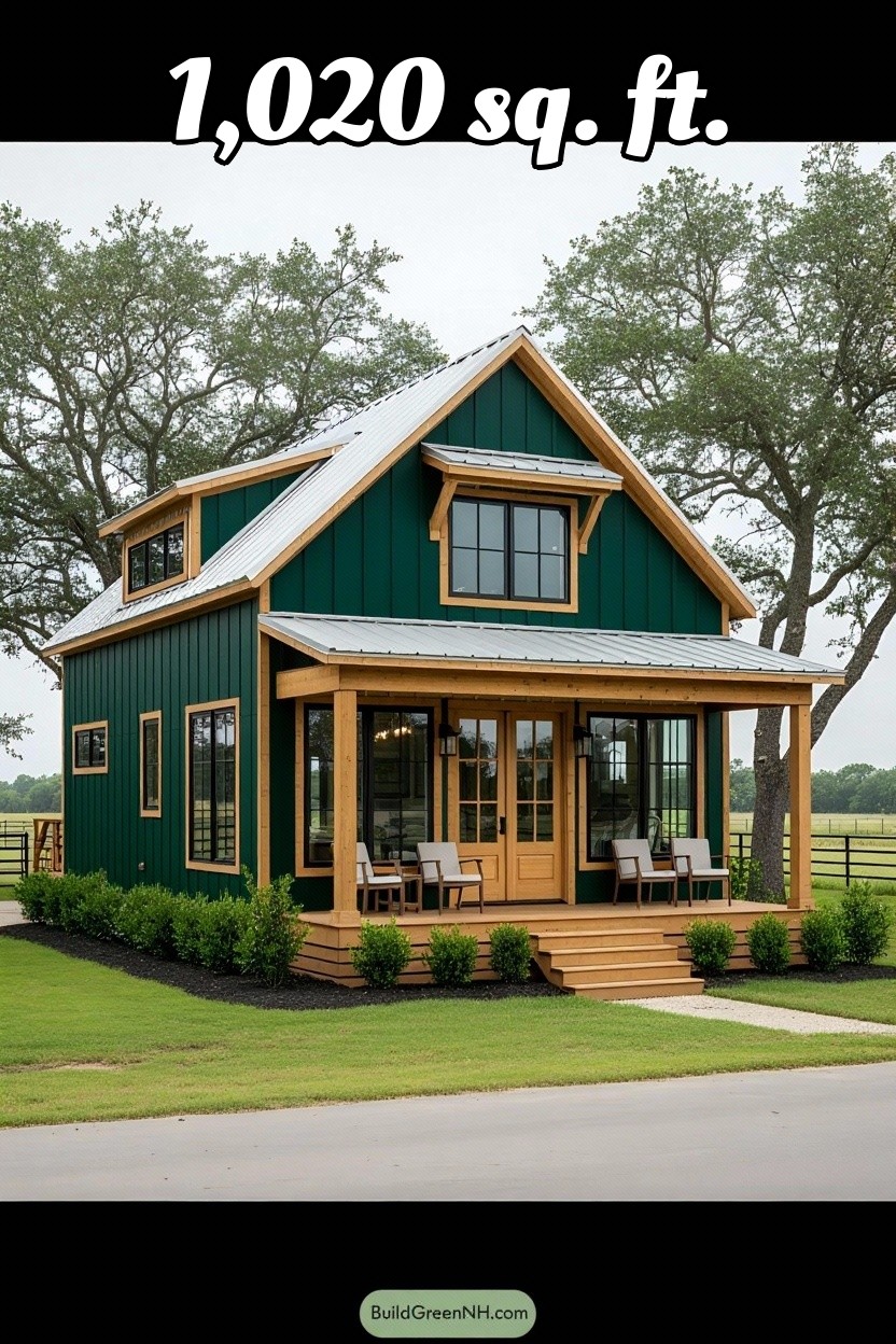 change house color to forest green