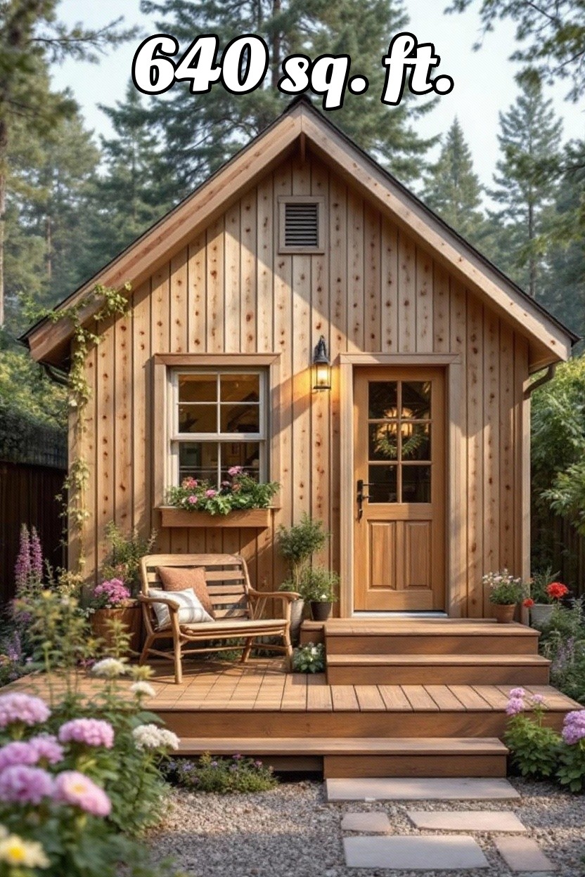 change house siding to vertical timber slats