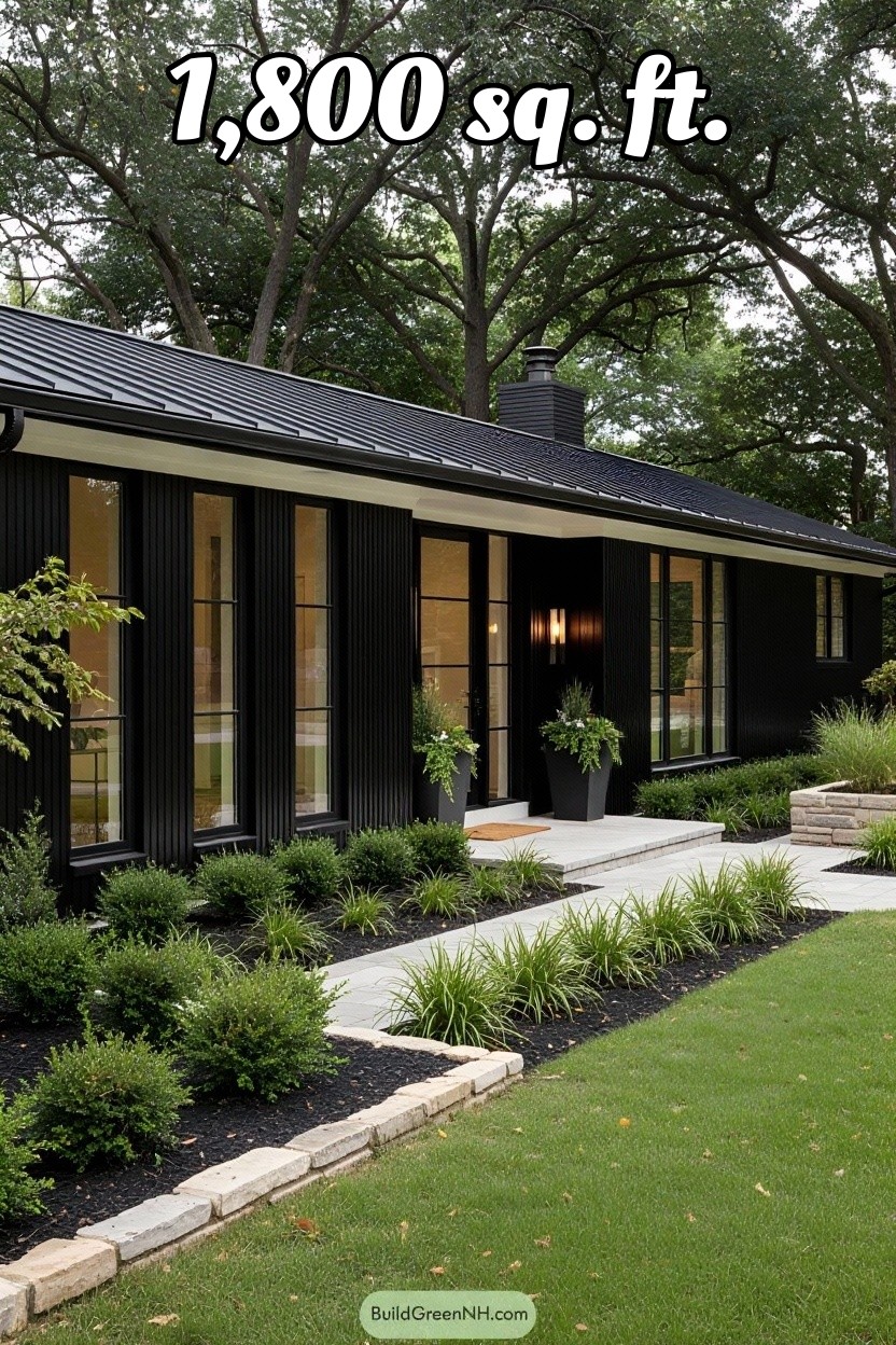 change house siding to black slats