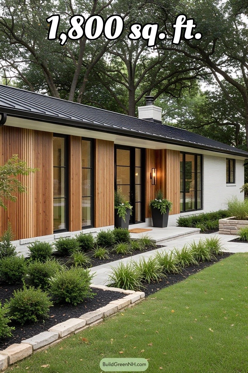 change house siding to vertical timber slats