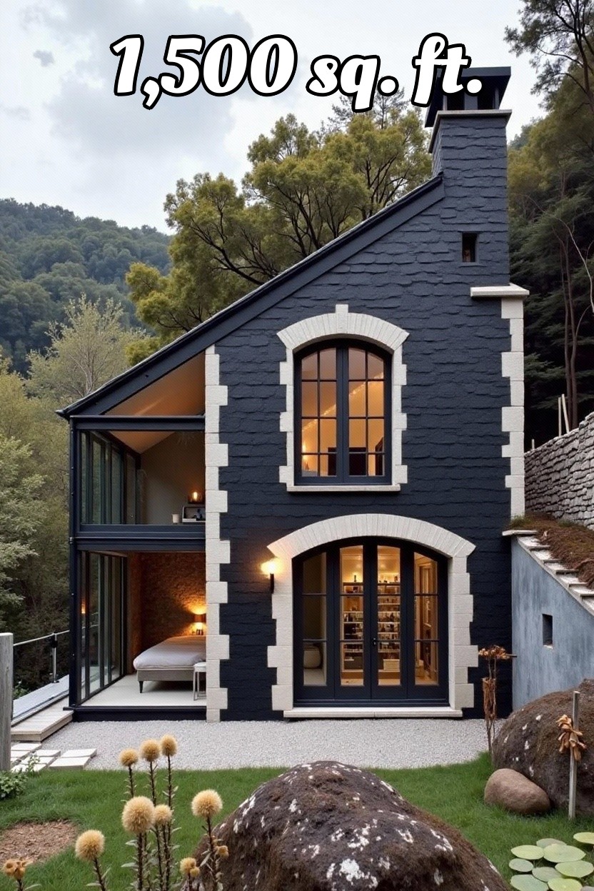 change house siding to slate panels