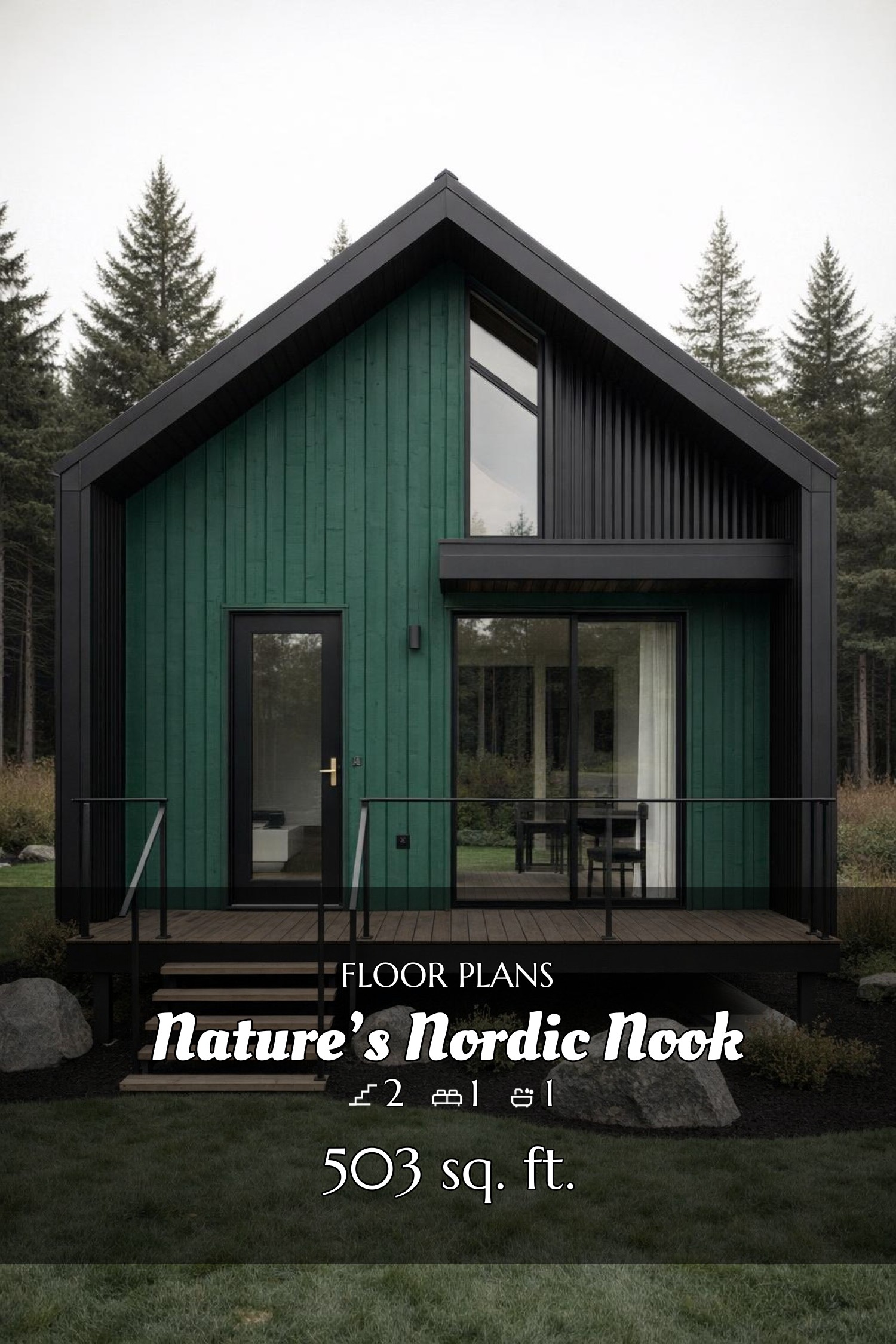 house siding forest green color