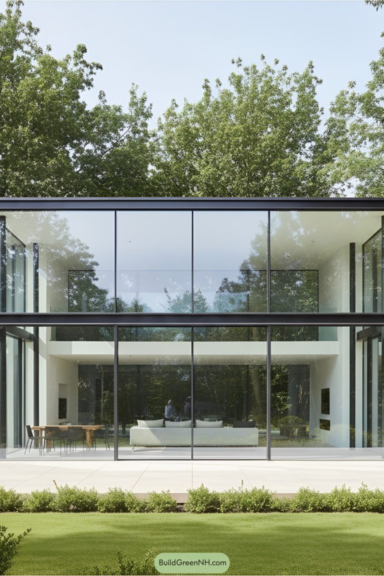 22 Full Glass Modern House Facades Surrounded by Nature's Embrace