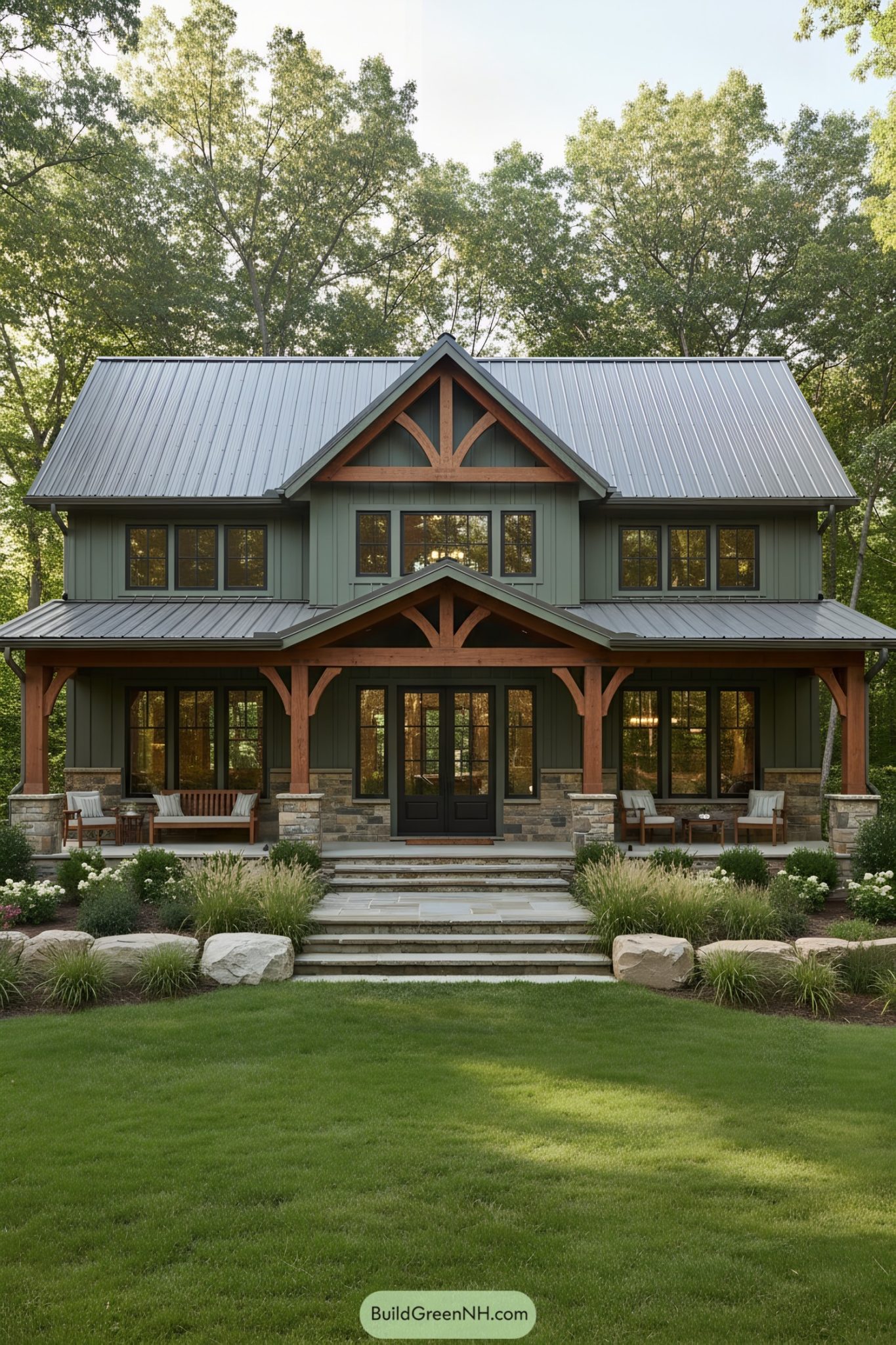 Modern Craftsman Barndominium