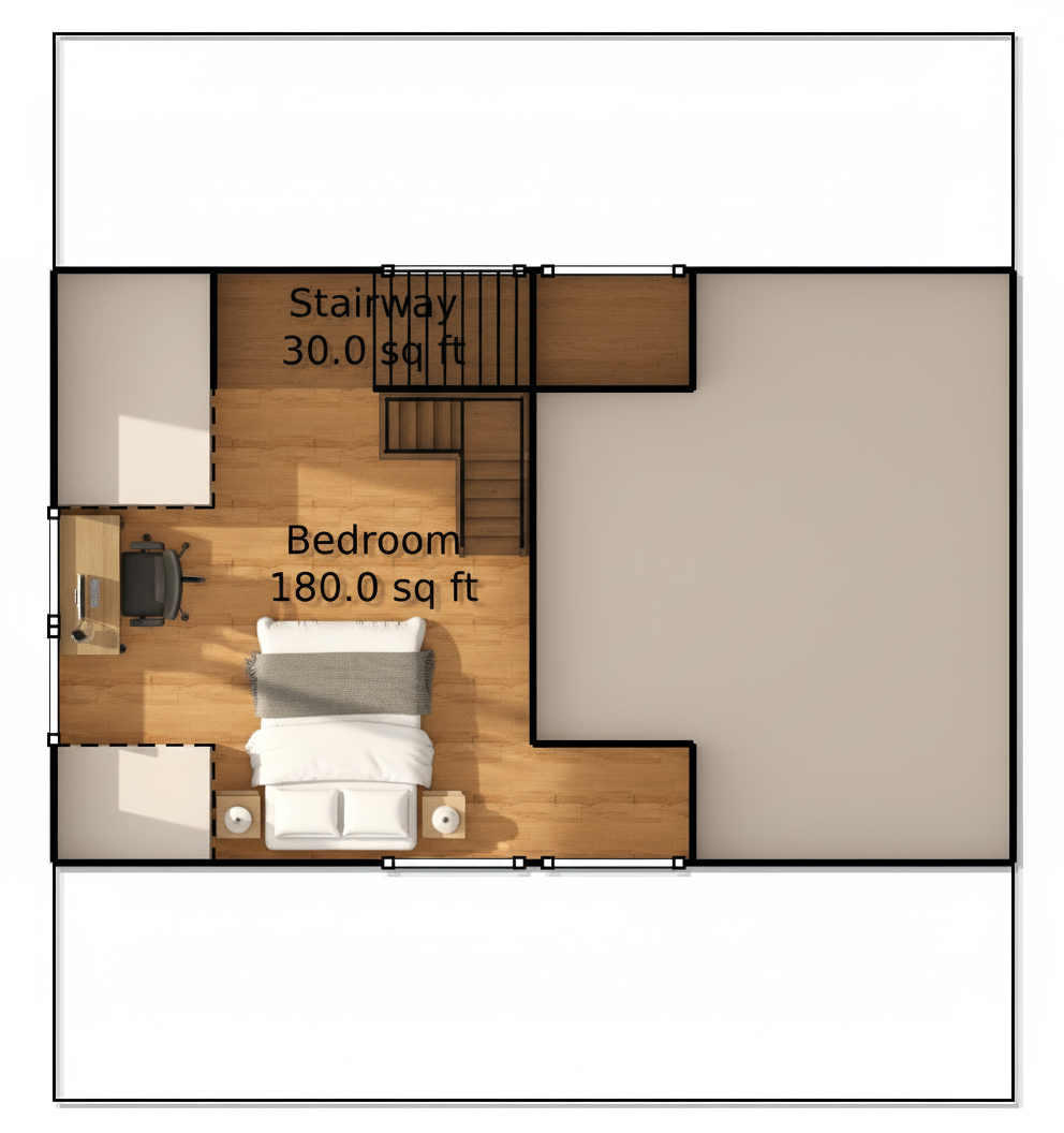 Lofted Floor