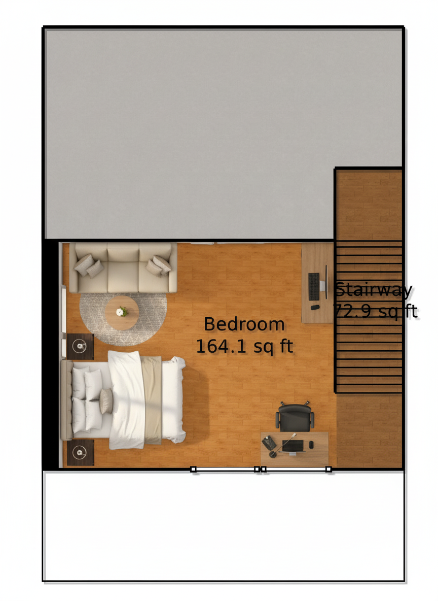 Lofted Floor