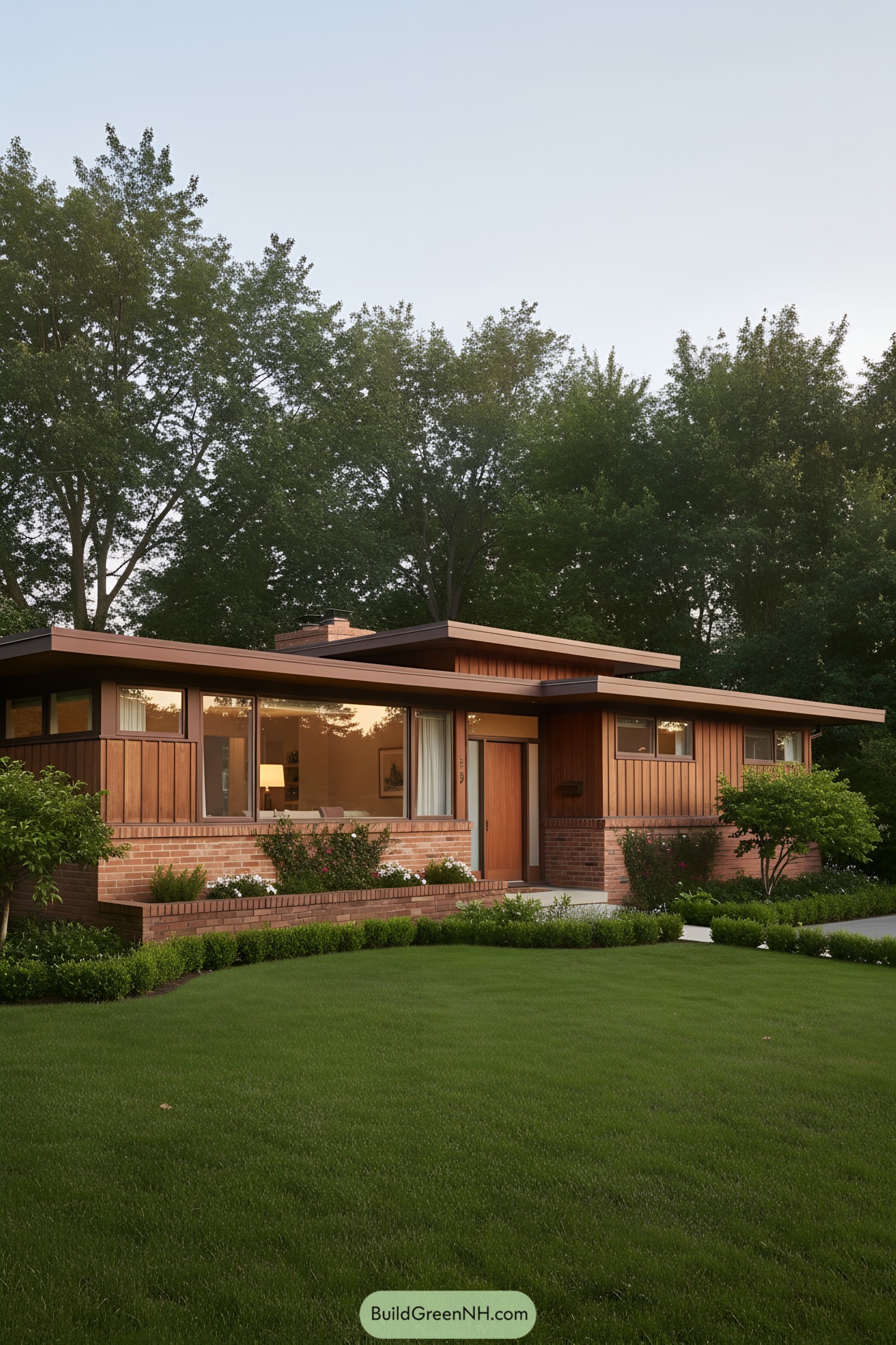 Charming mid-century ranch with lush surroundings