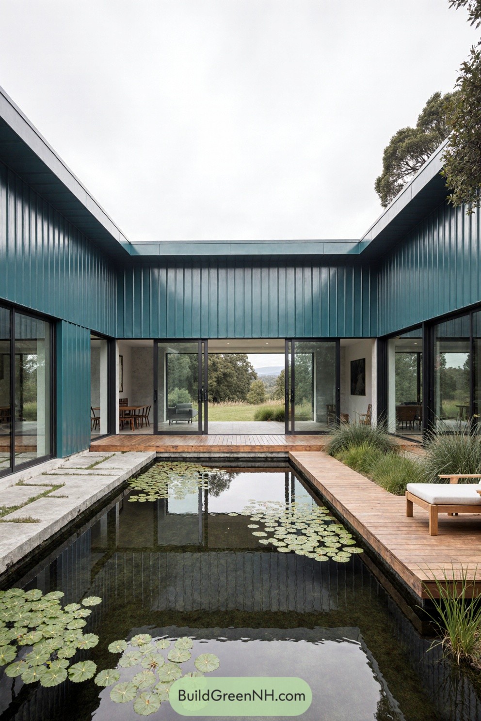 25 Modern Houses With Pond-Friendly Courtyards