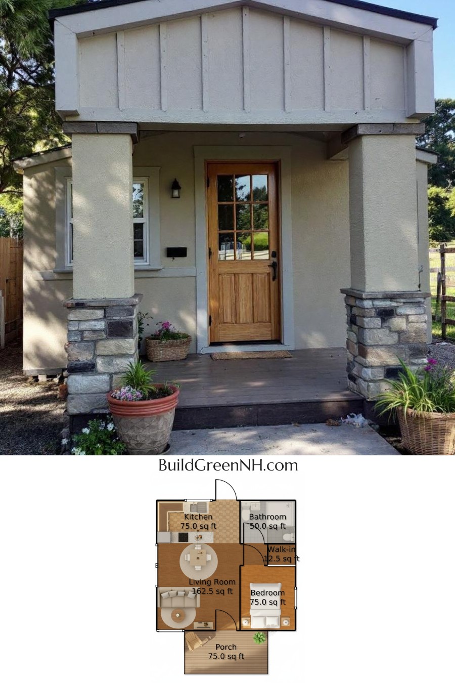 Cozy Nook for the Free-Spirited: Tiny Cottage Plans