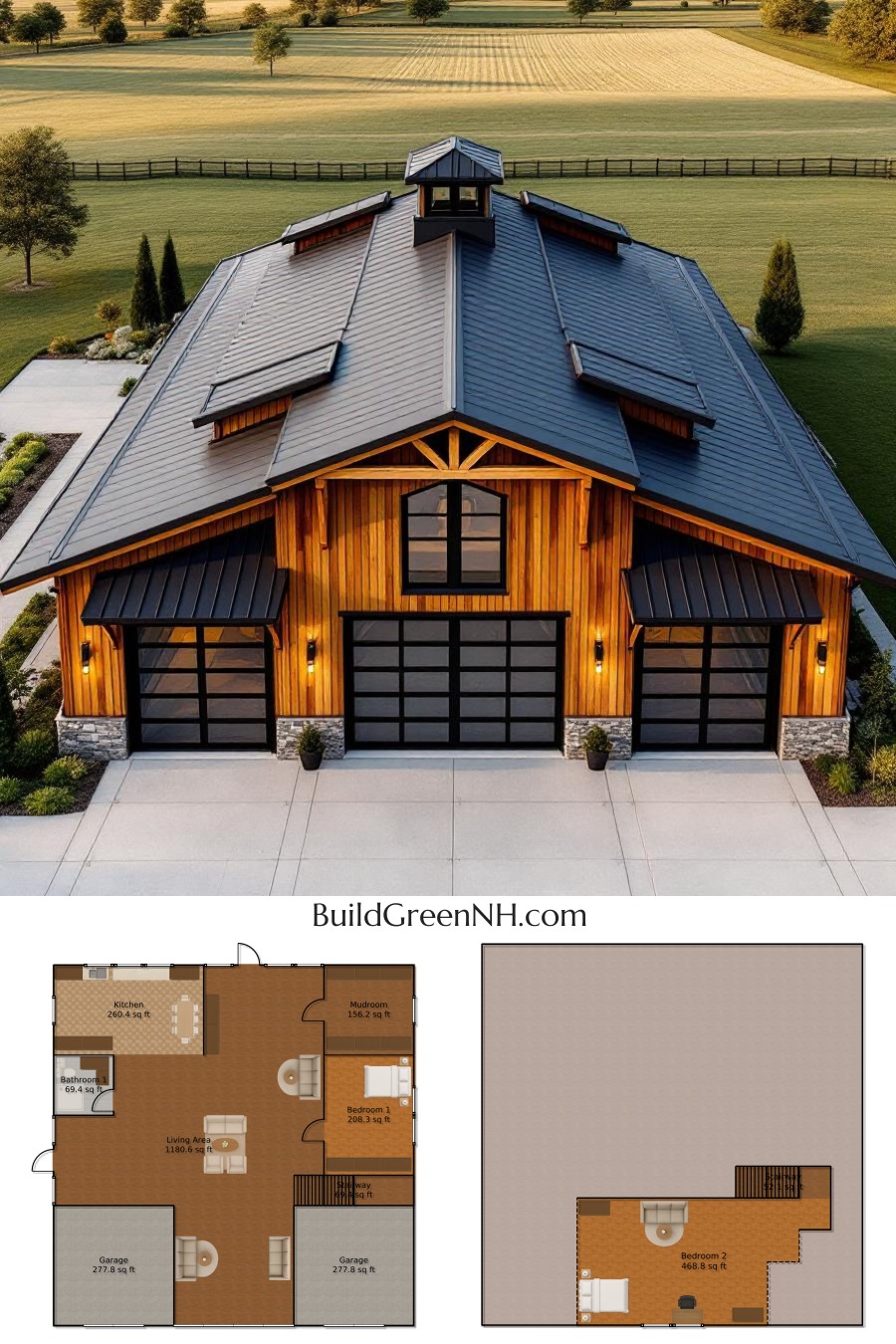 Barndominium Floor Plans: Bliss Amongst Rolling Hills
