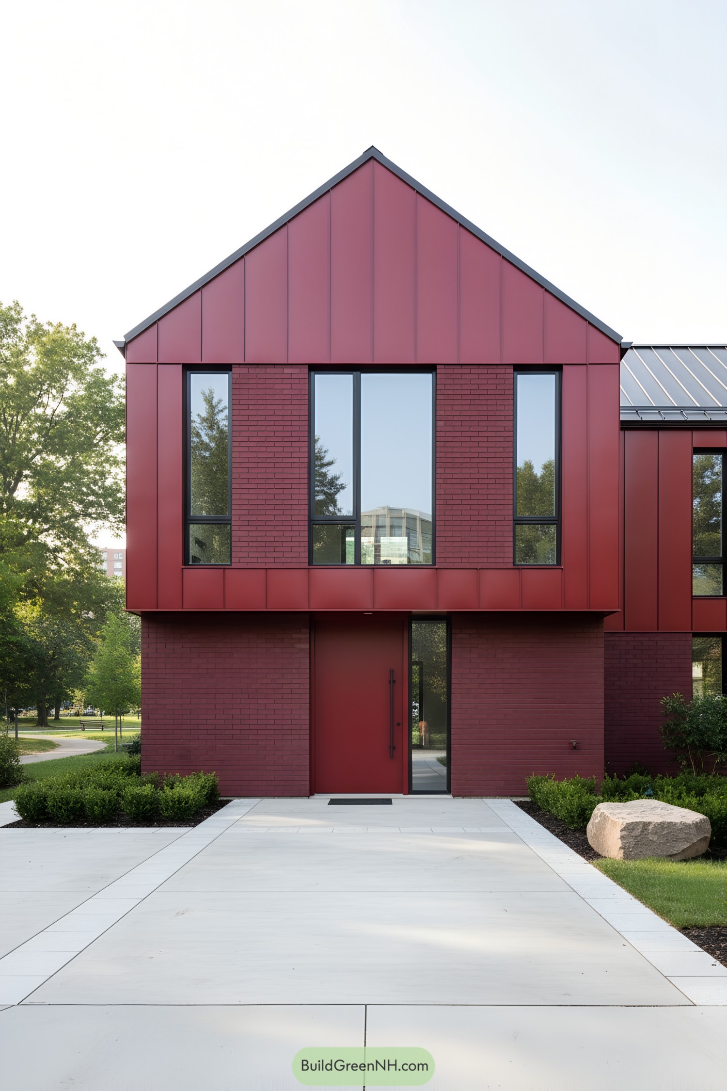 24 Red Modern Houses That Will Paint Your Imagination