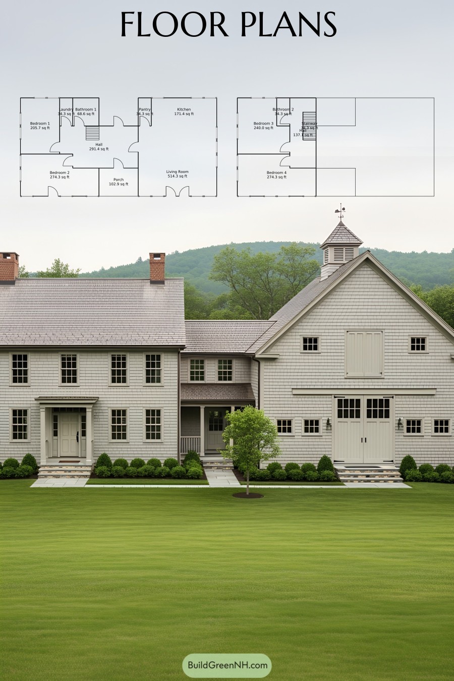 Farmhouse Floor Plans: A Slice of Heaven with Shingle Style