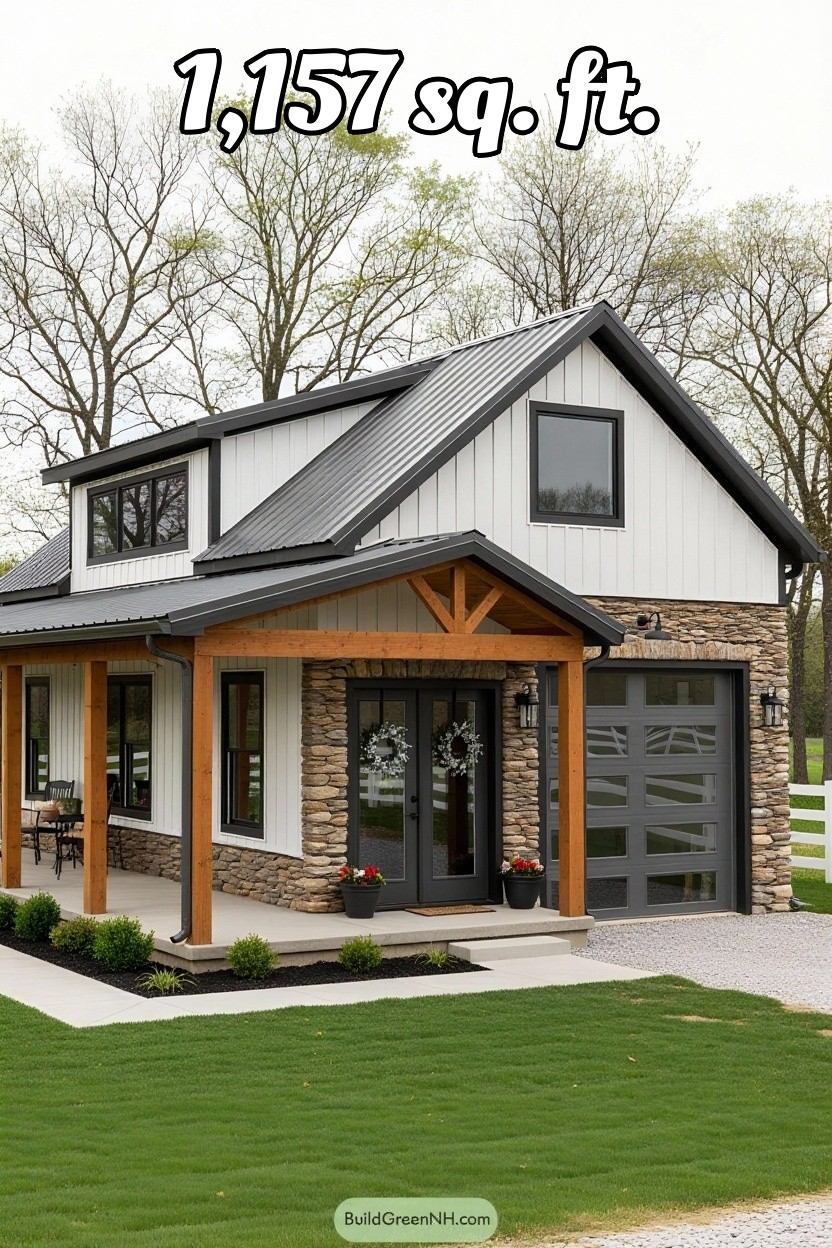 change house siding lower part to stone
