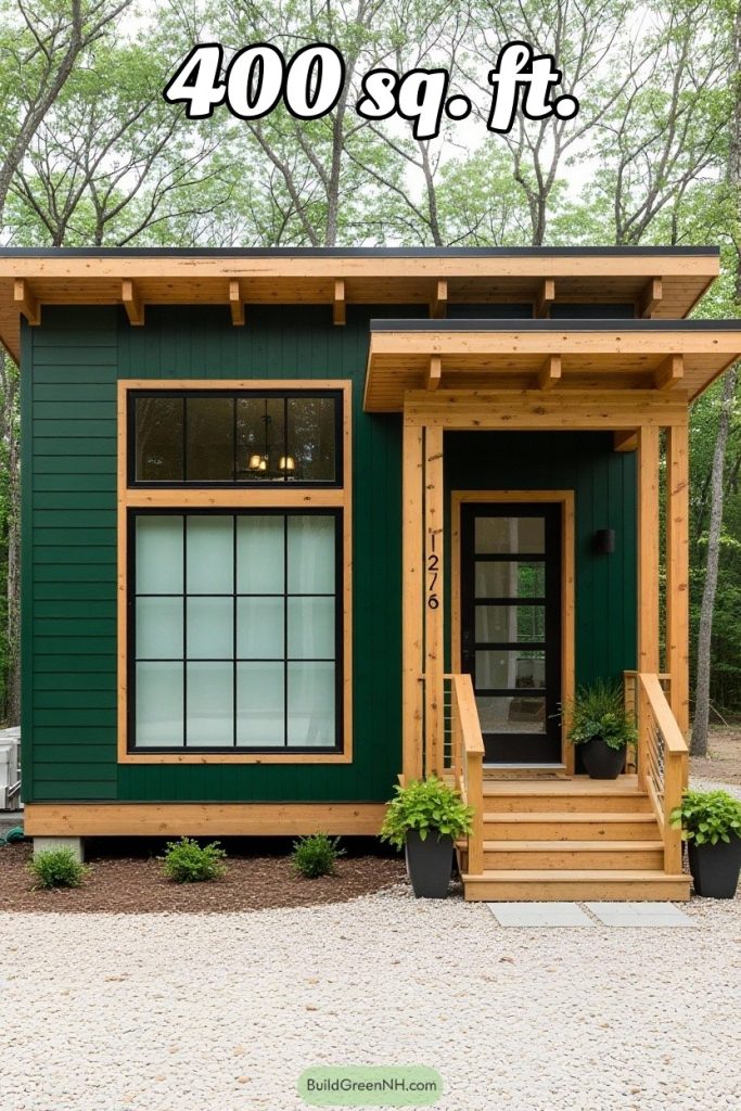 View of Bungalow Floor Plans: Charming Wooden Bungalow Nestled in Nature