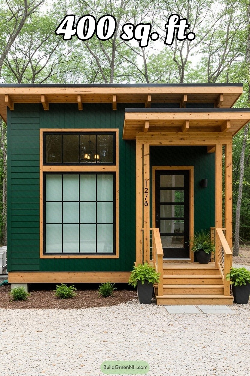 change house color to forest green