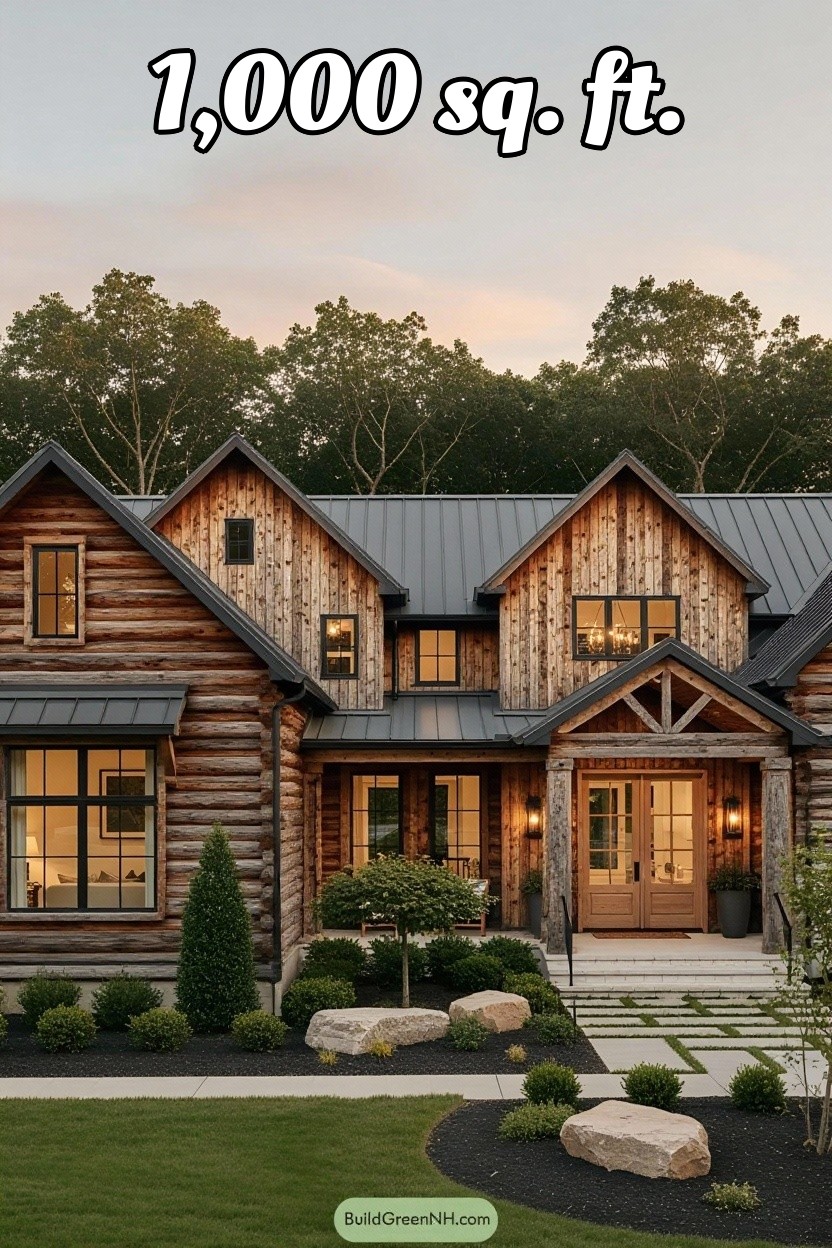 change house siding to rustic wood