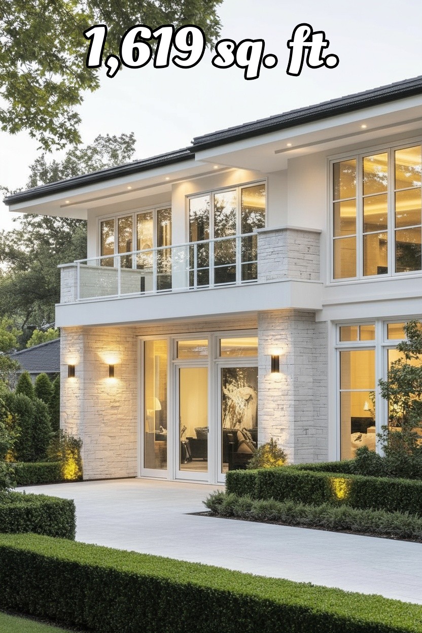 change house color to white with white windows
