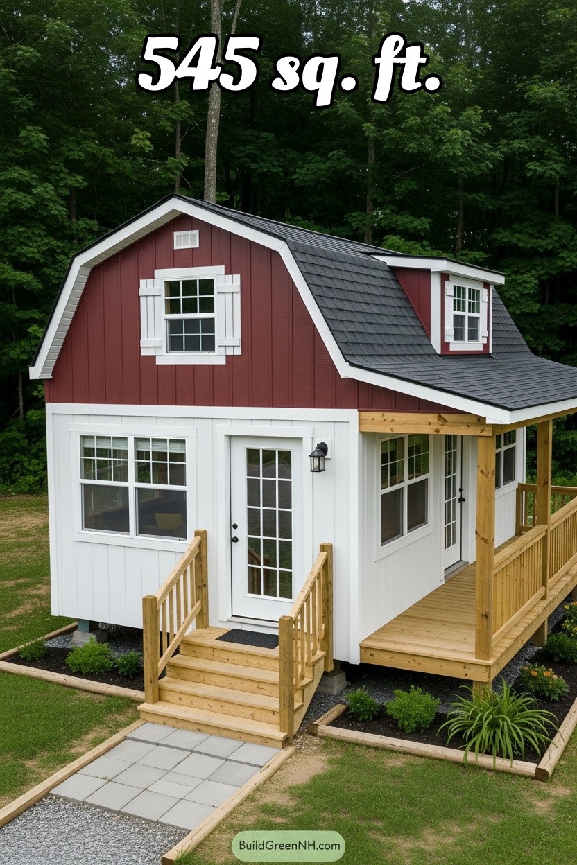 change house siding to red and white