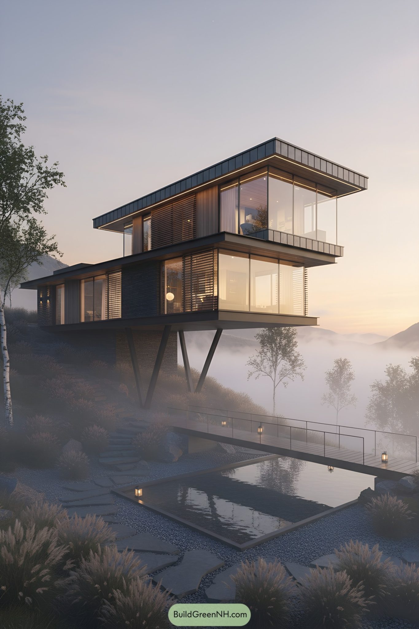 25 Modern Hillside House Designs with a View