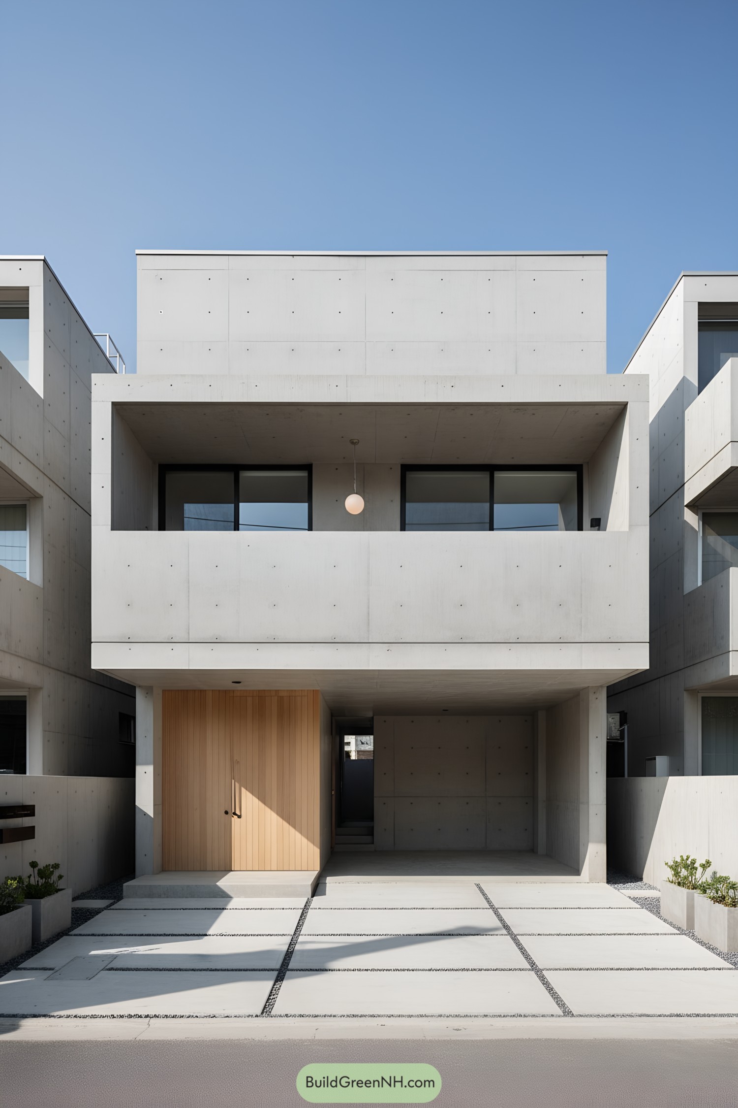 23 Concrete Facade Houses That Rock Their Urban Jungle Look