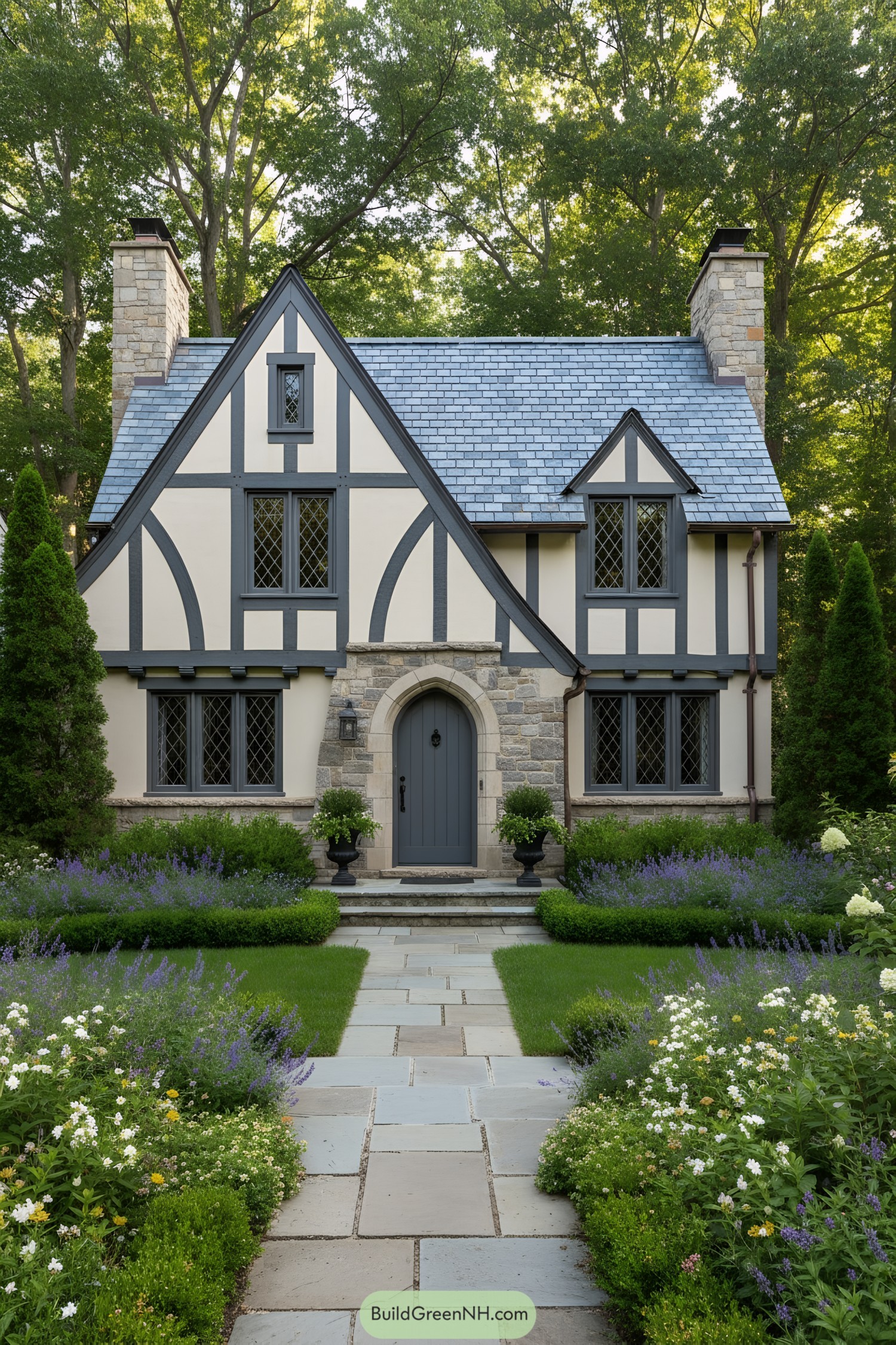 Charming Tudor cottage with slate roof