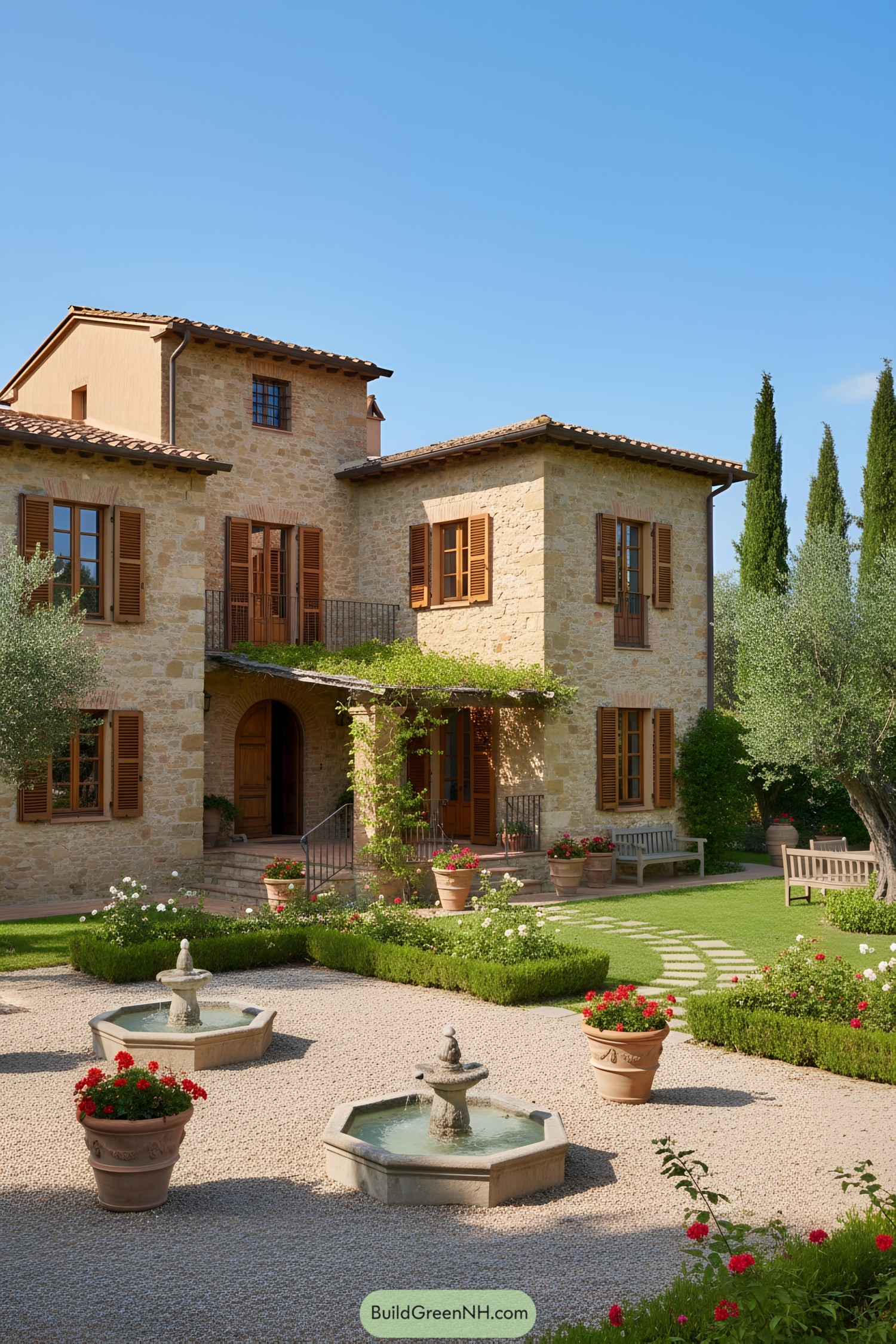 Charming Italian Mediterranean house with garden