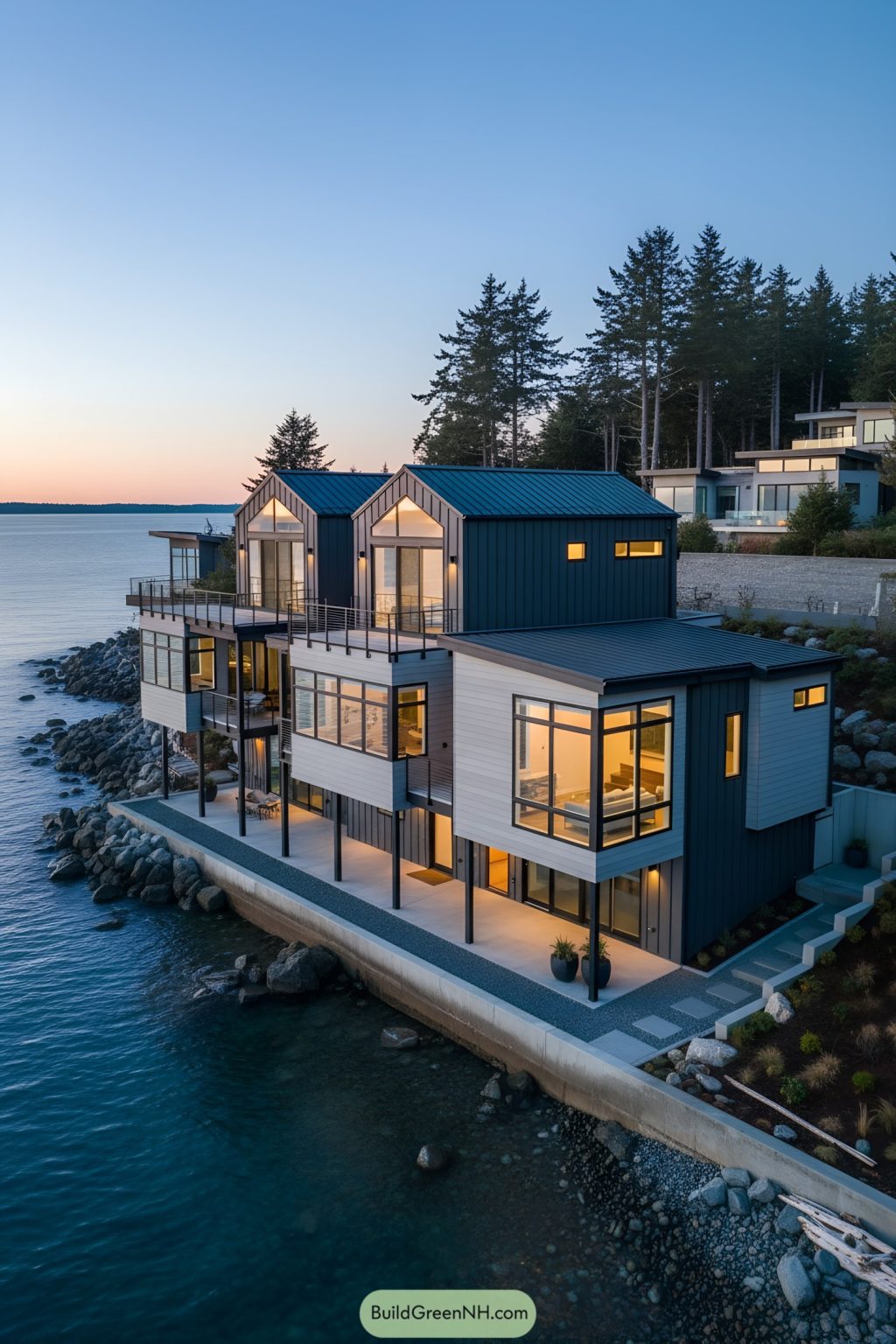 23 Modern Waterfront House Designs with Breathtaking Views