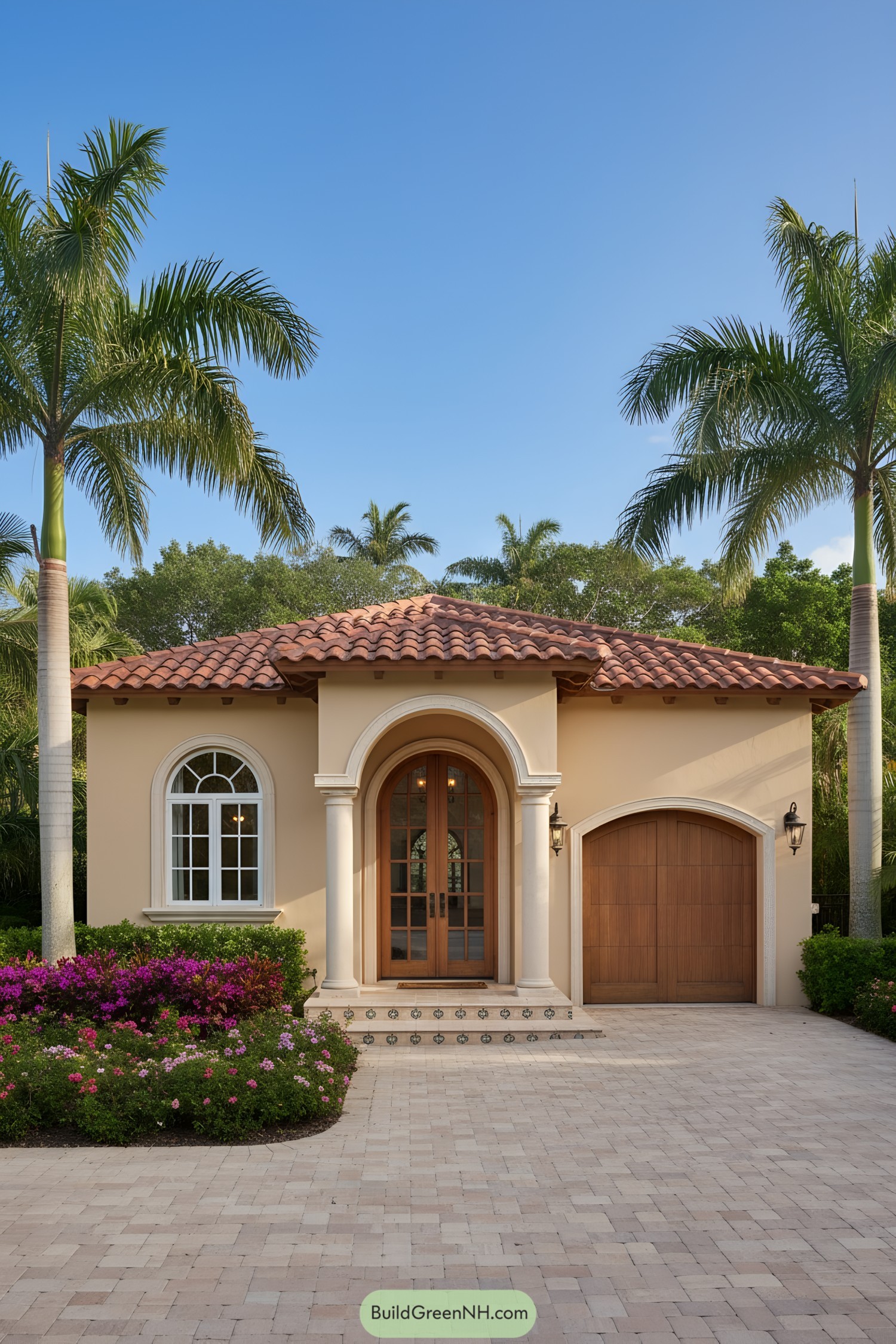 Cozy Mediterranean-style house with terracotta roof