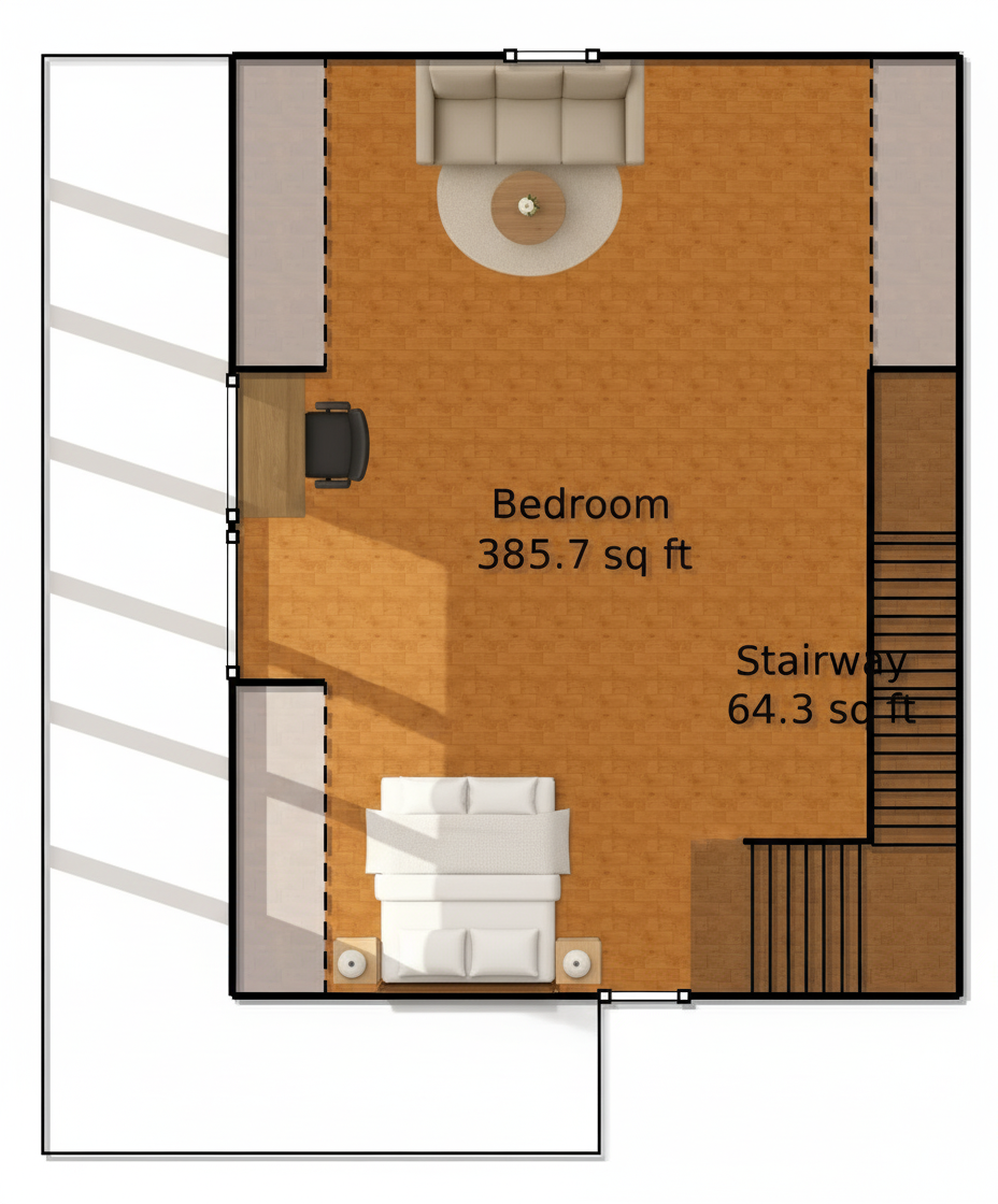 Lofted Floor
