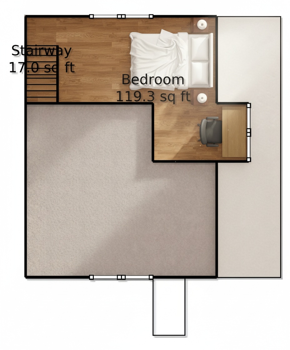 Lofted Floor