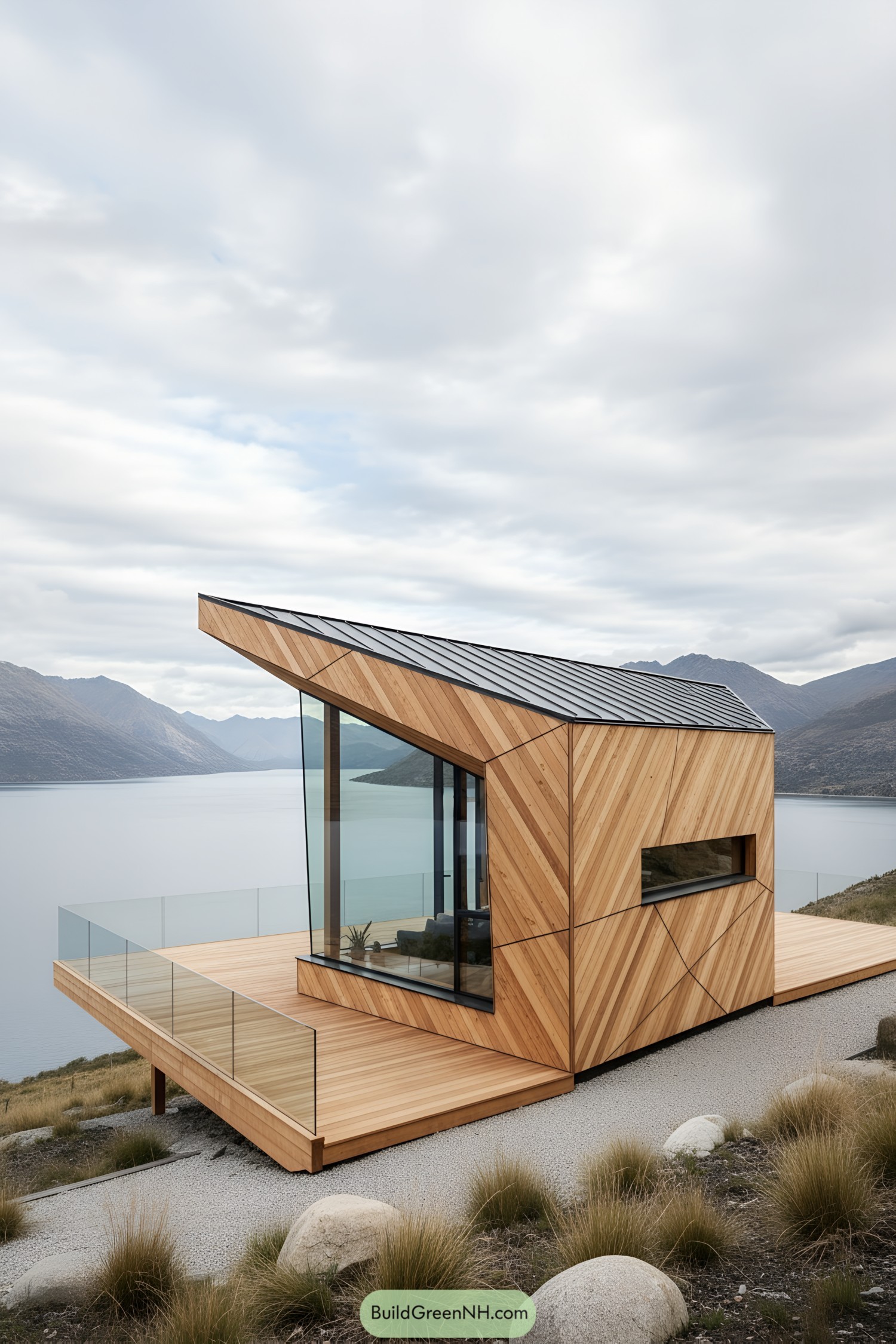24 Modern Cabin Wooden Facade Designs With Intricate Patterns