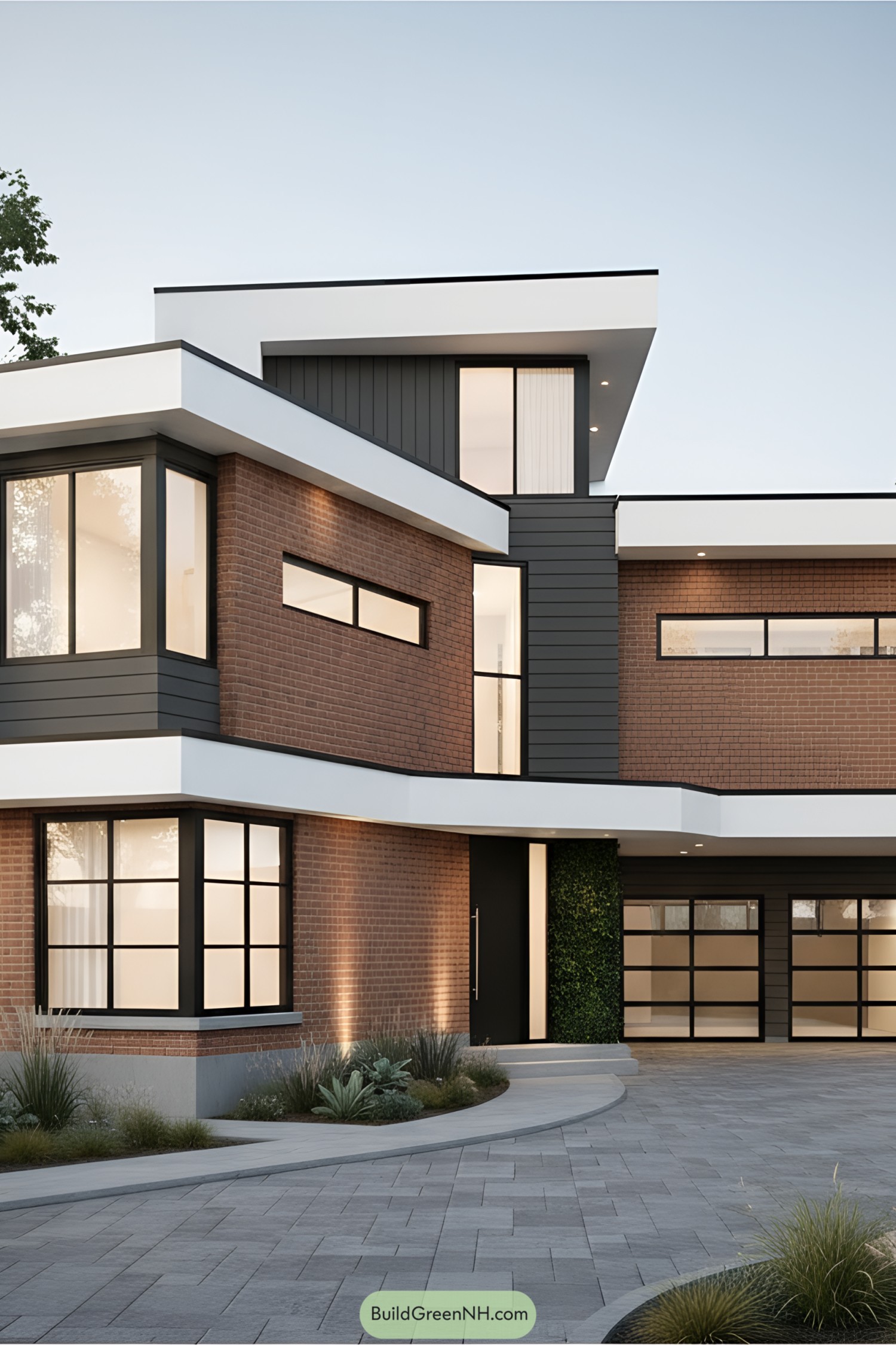 24 Modern Brick House Elevations That Prove Brick Never Goes Out of Style