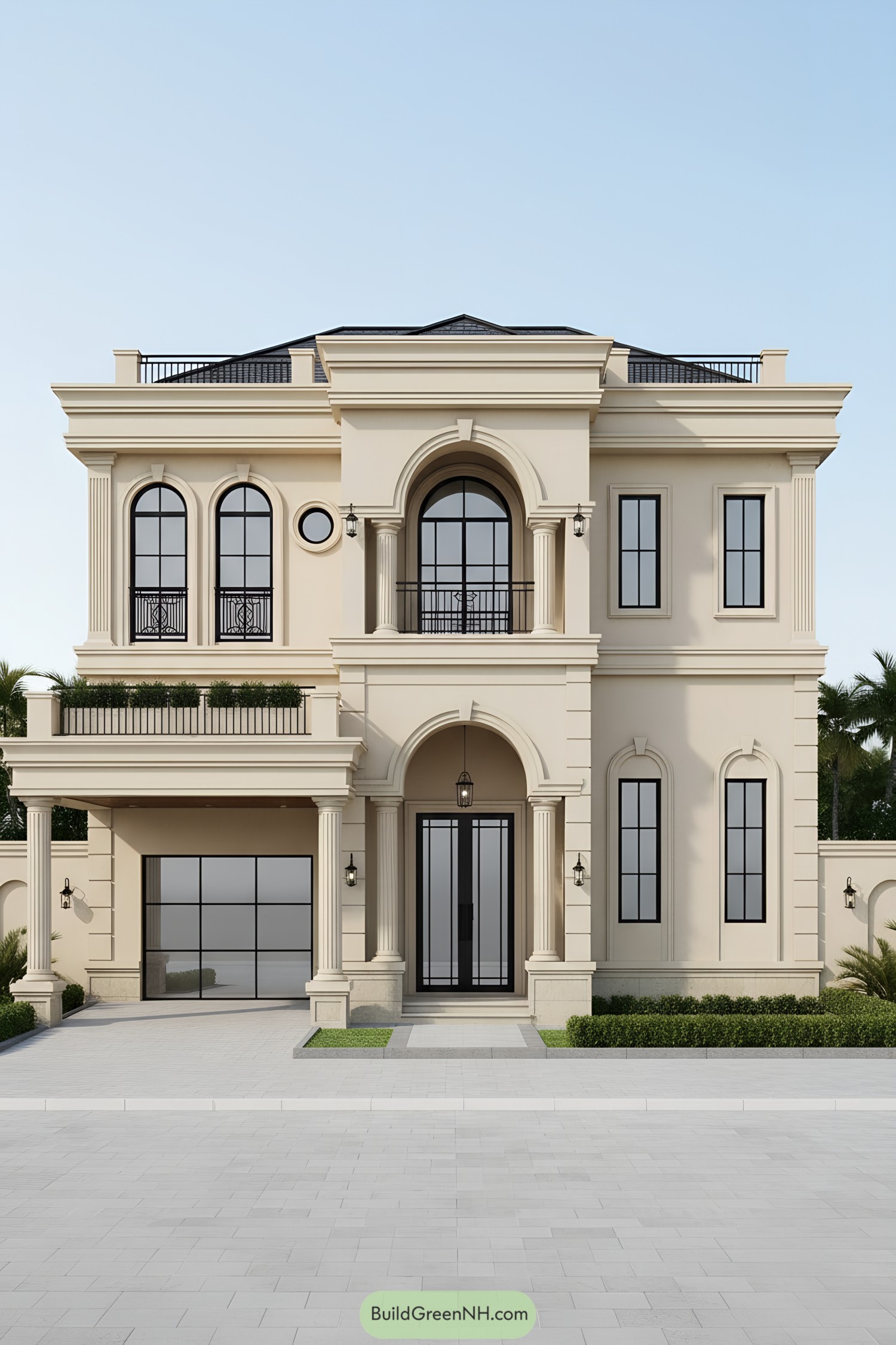 26 Classical House Elevation Designs with Timeless Architectural Detailing