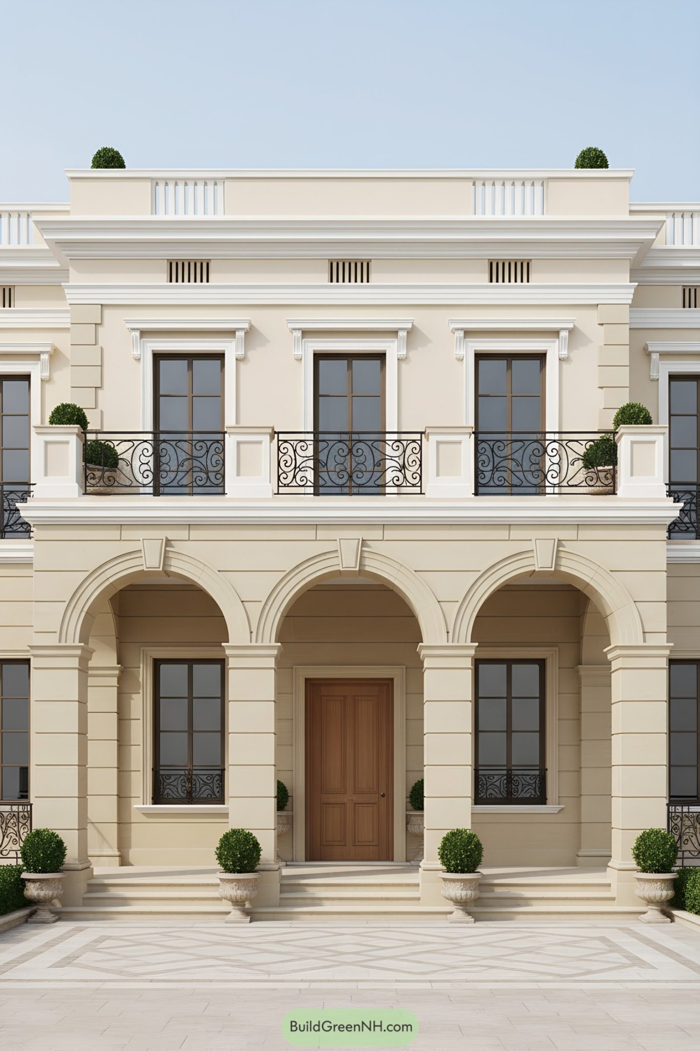 26 Classical House Elevation Designs with Timeless Architectural Detailing