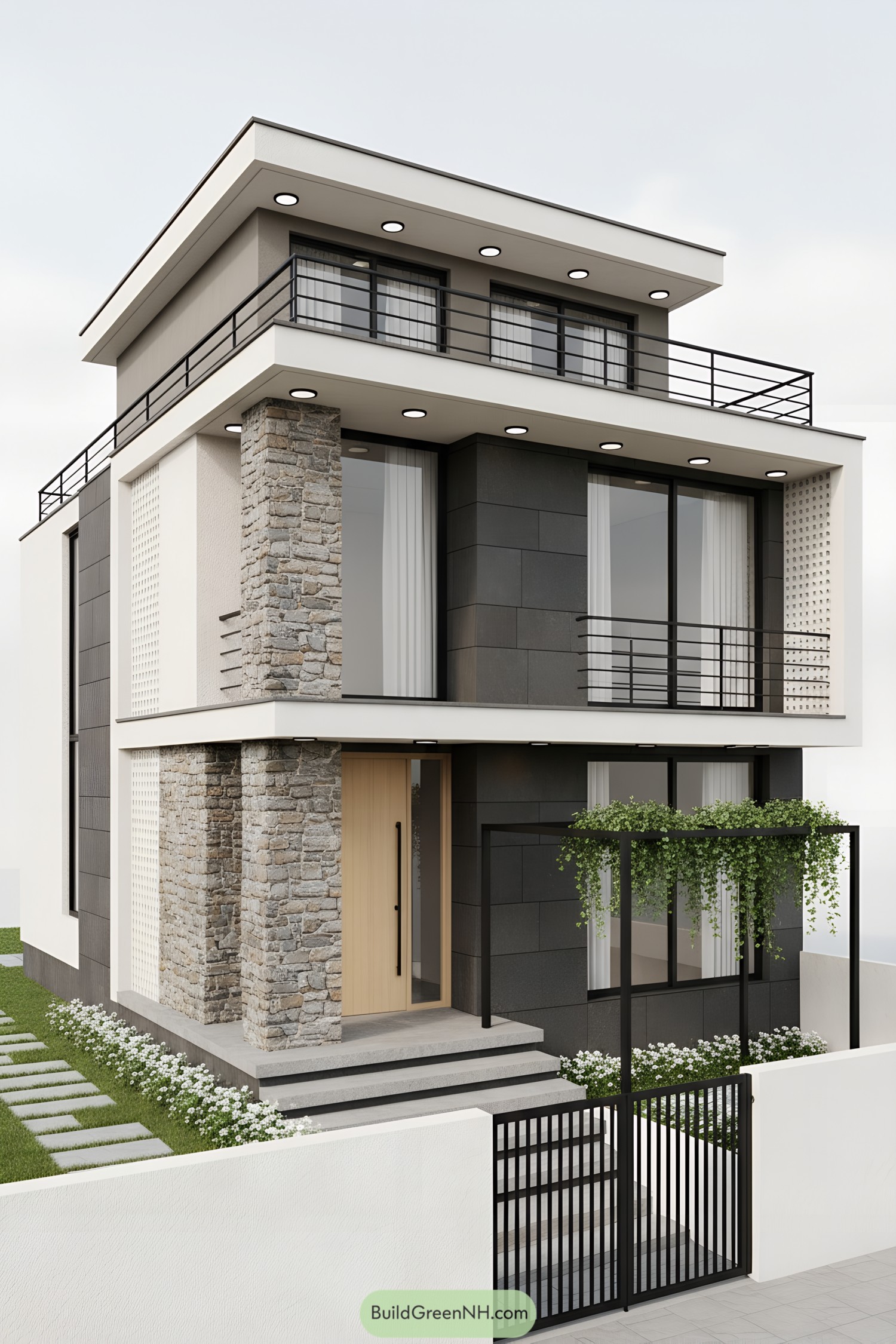 21 Stone House Elevations with Timeless Architectural Appeal