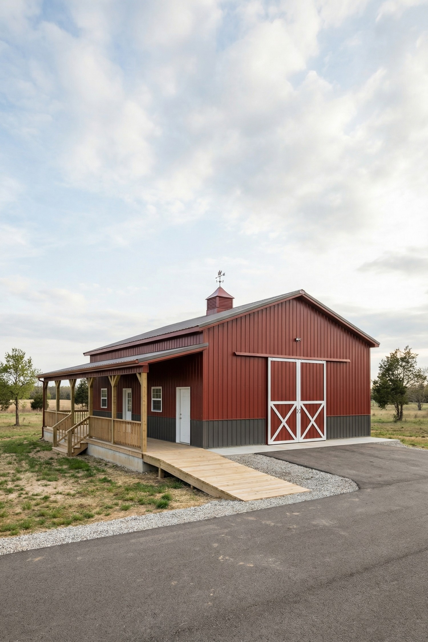 24 Red Pole Barn Houses with Iconic Rustic Appeal