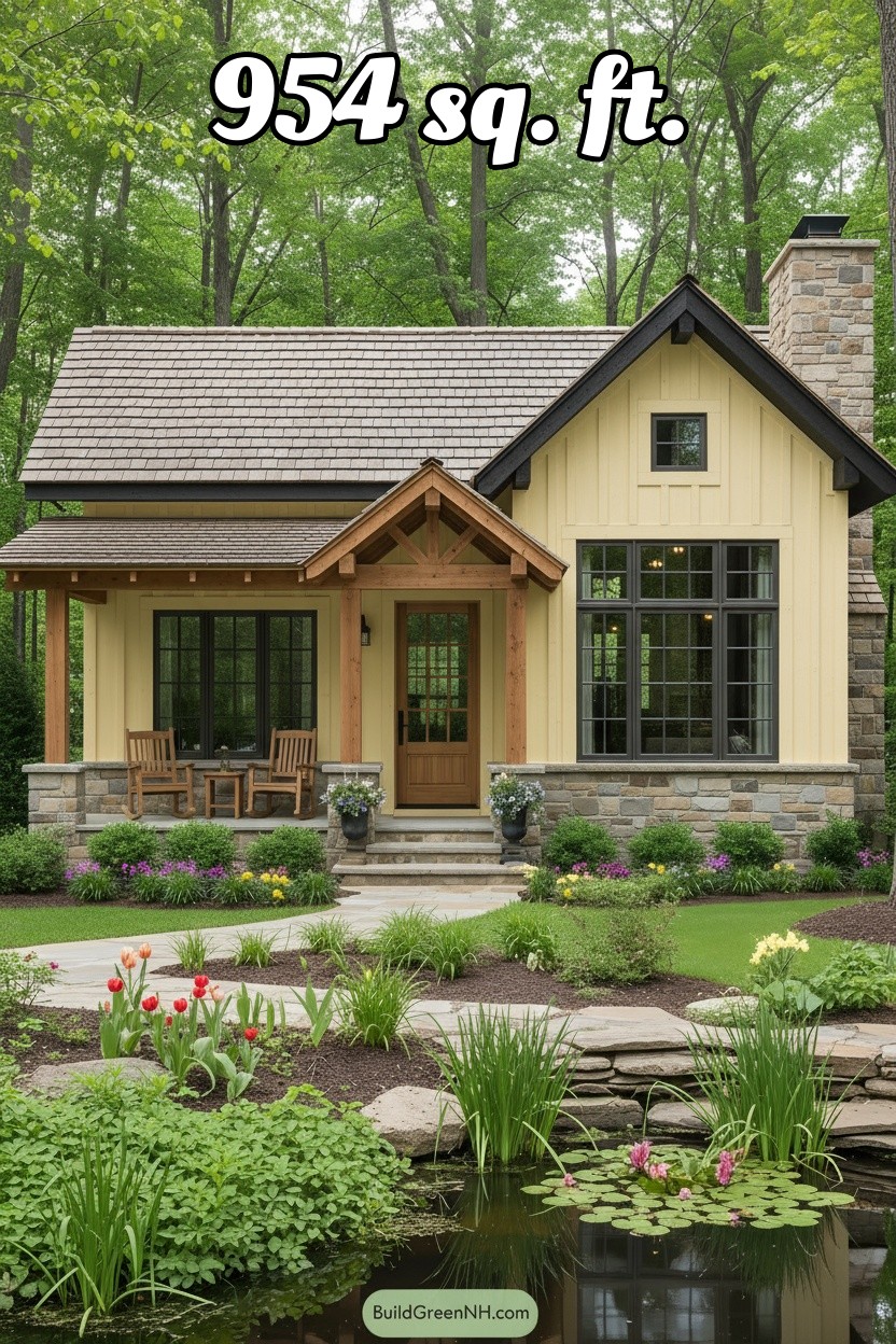 change house color to pale yellow with black roof and black trim