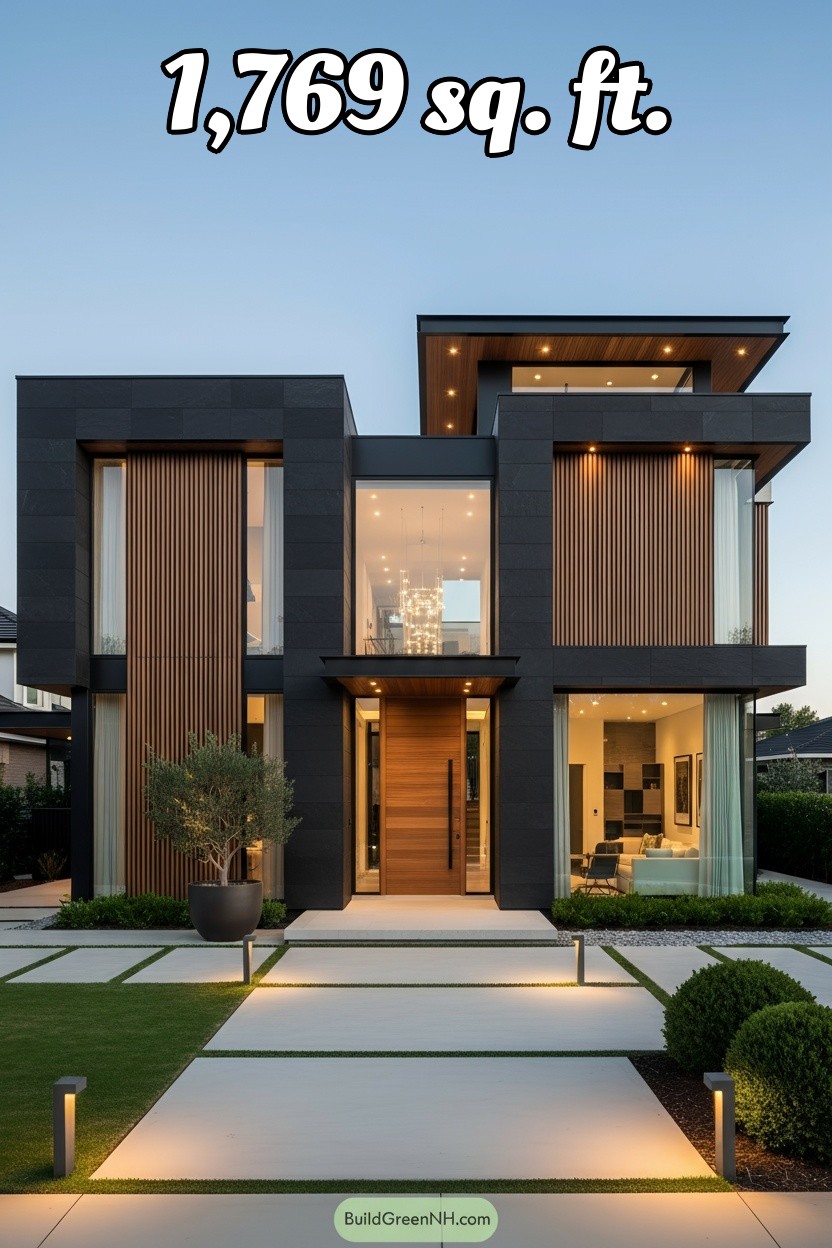 change house siding to black slate panels