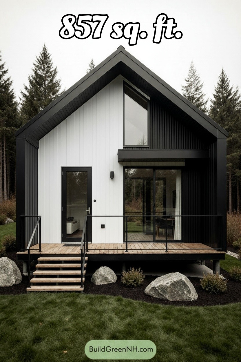 change house siding to white and black