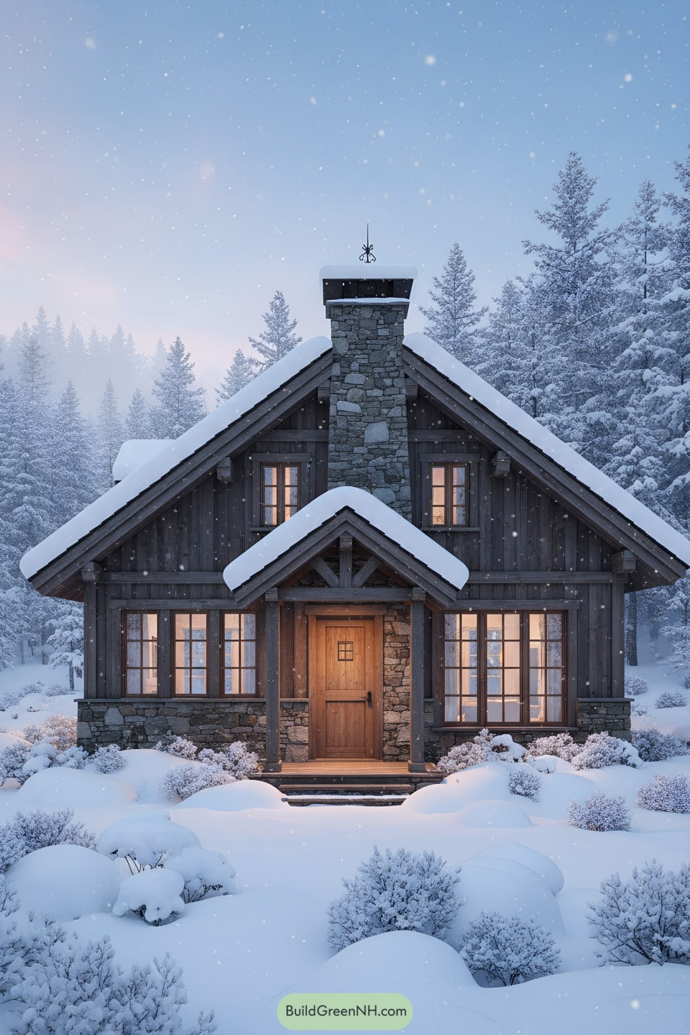 24 Dreamy Winter Cottages in Winter Wonderland