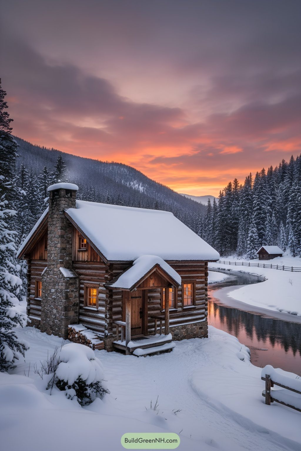 24 Dreamy Winter Cottages in Winter Wonderland