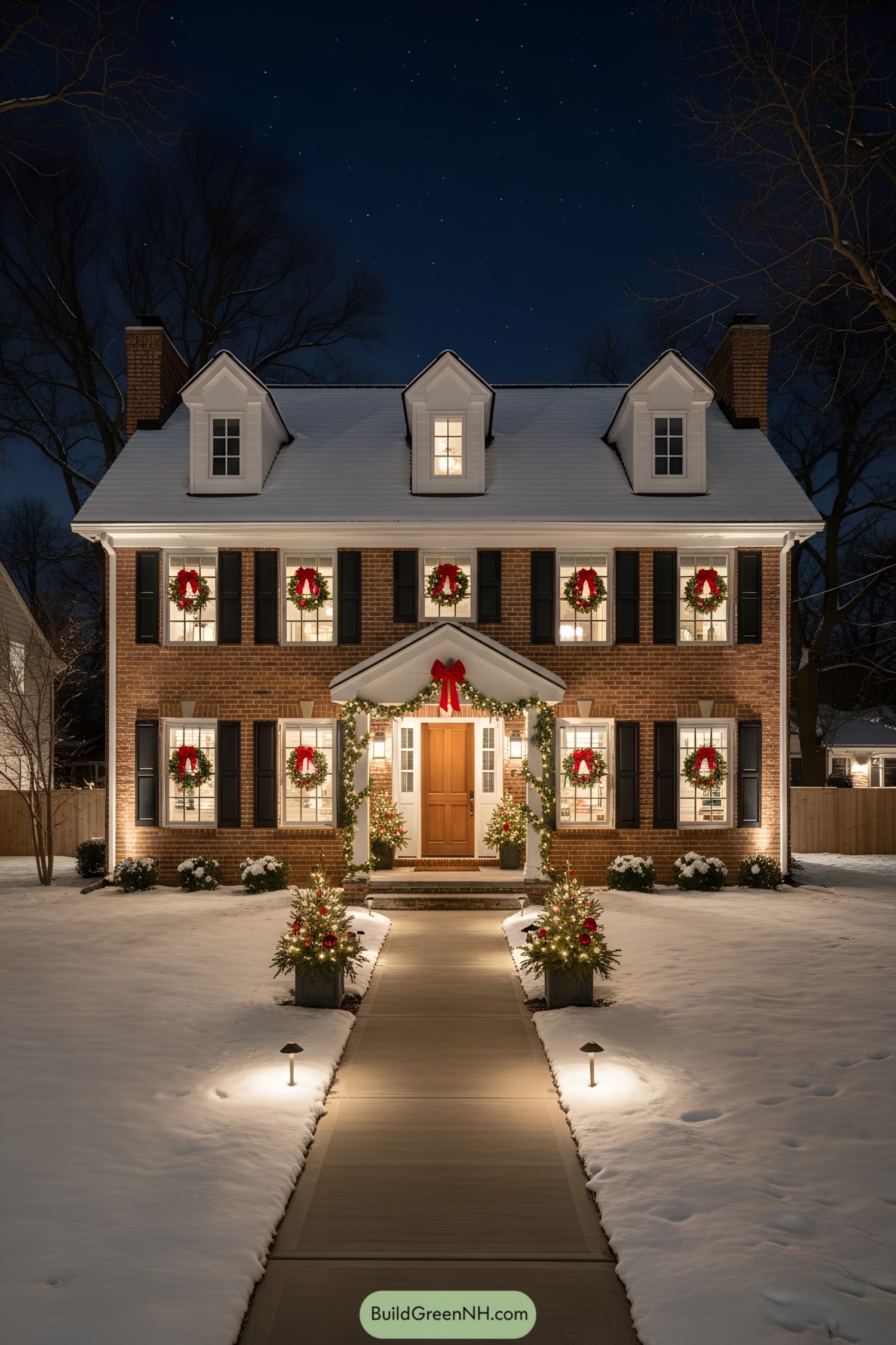 28 Modern Christmas Cottage Designs with Subtle Festive Curb Appeal