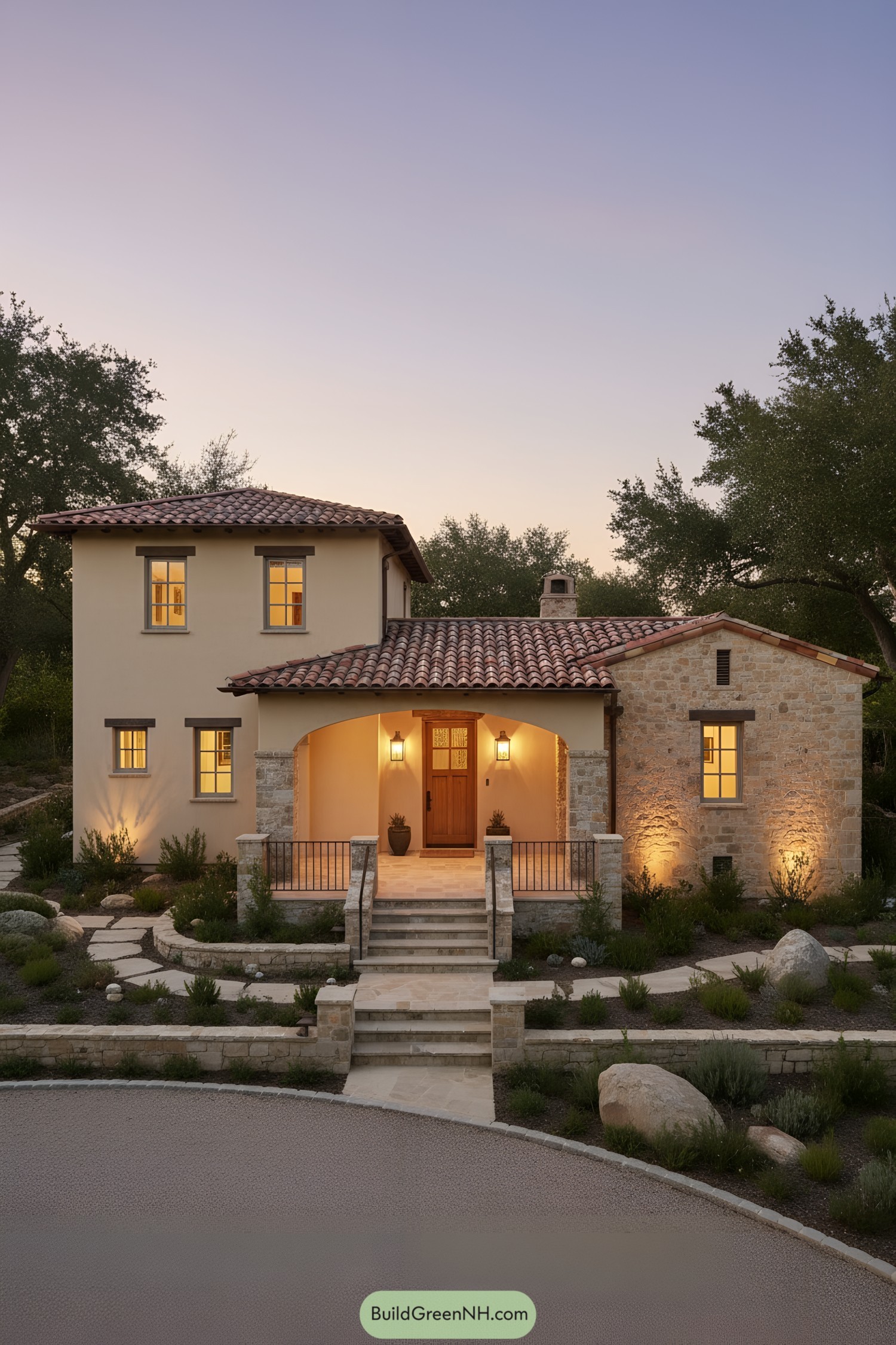 20 Mediterranean Country Houses with Classic Rooflines and Rustic Facades