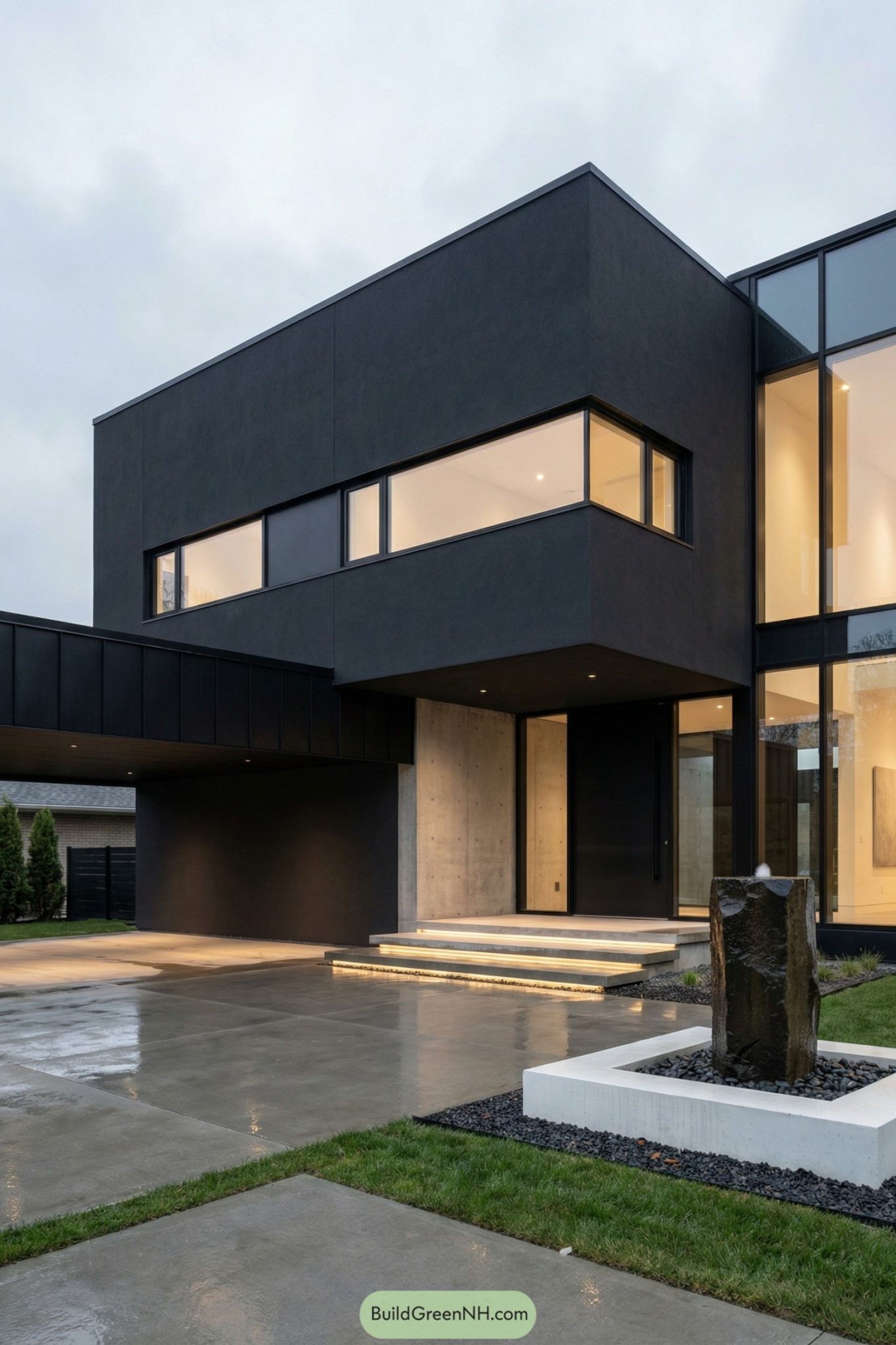 24 Modern Black Mansions That Redefine Luxury